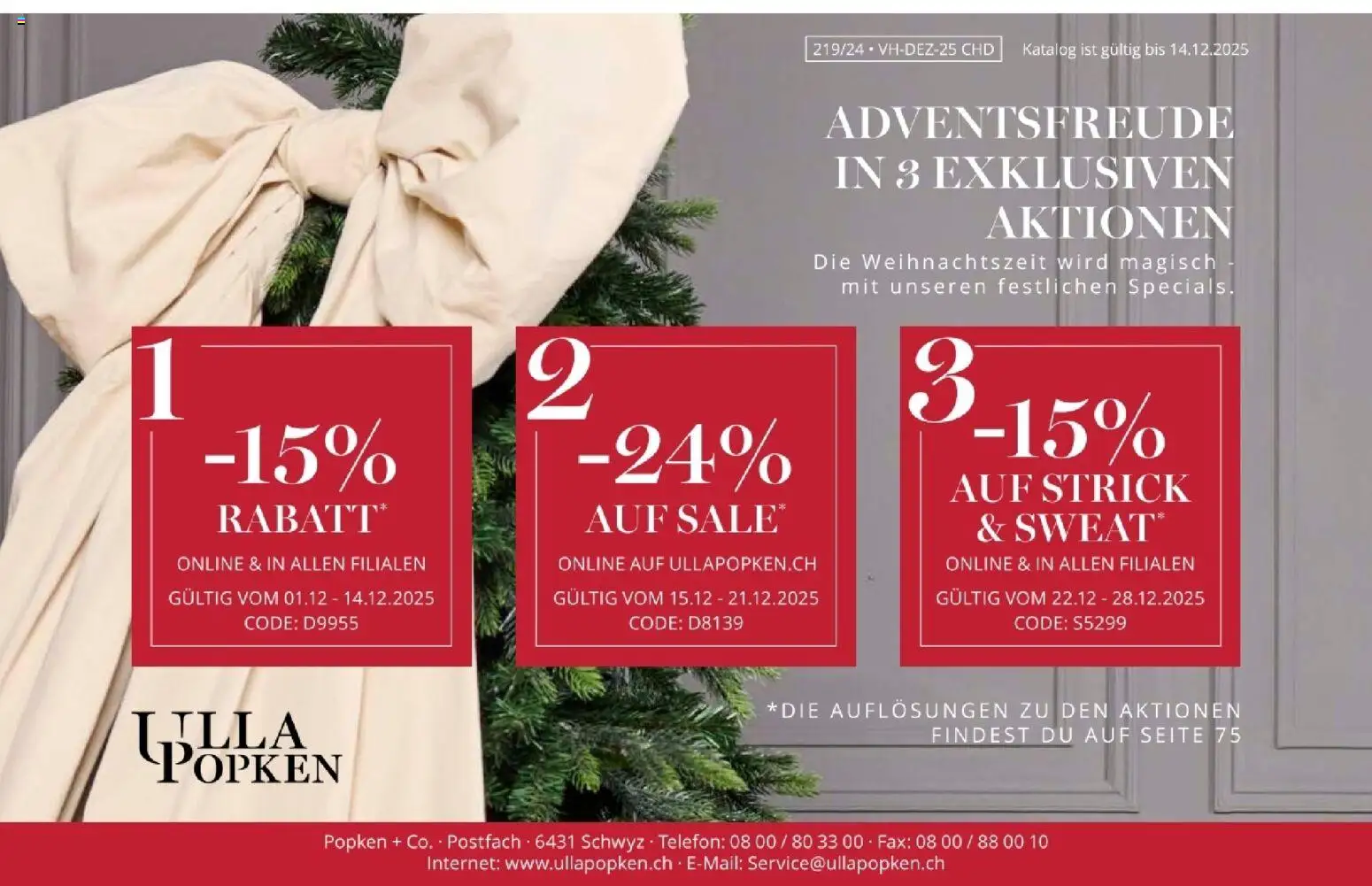 Ulla Popken akciós ujság - amely érvényes a következő dátumtól: 03.12.2025 | Oldal: 76 | Termékek: Telefon