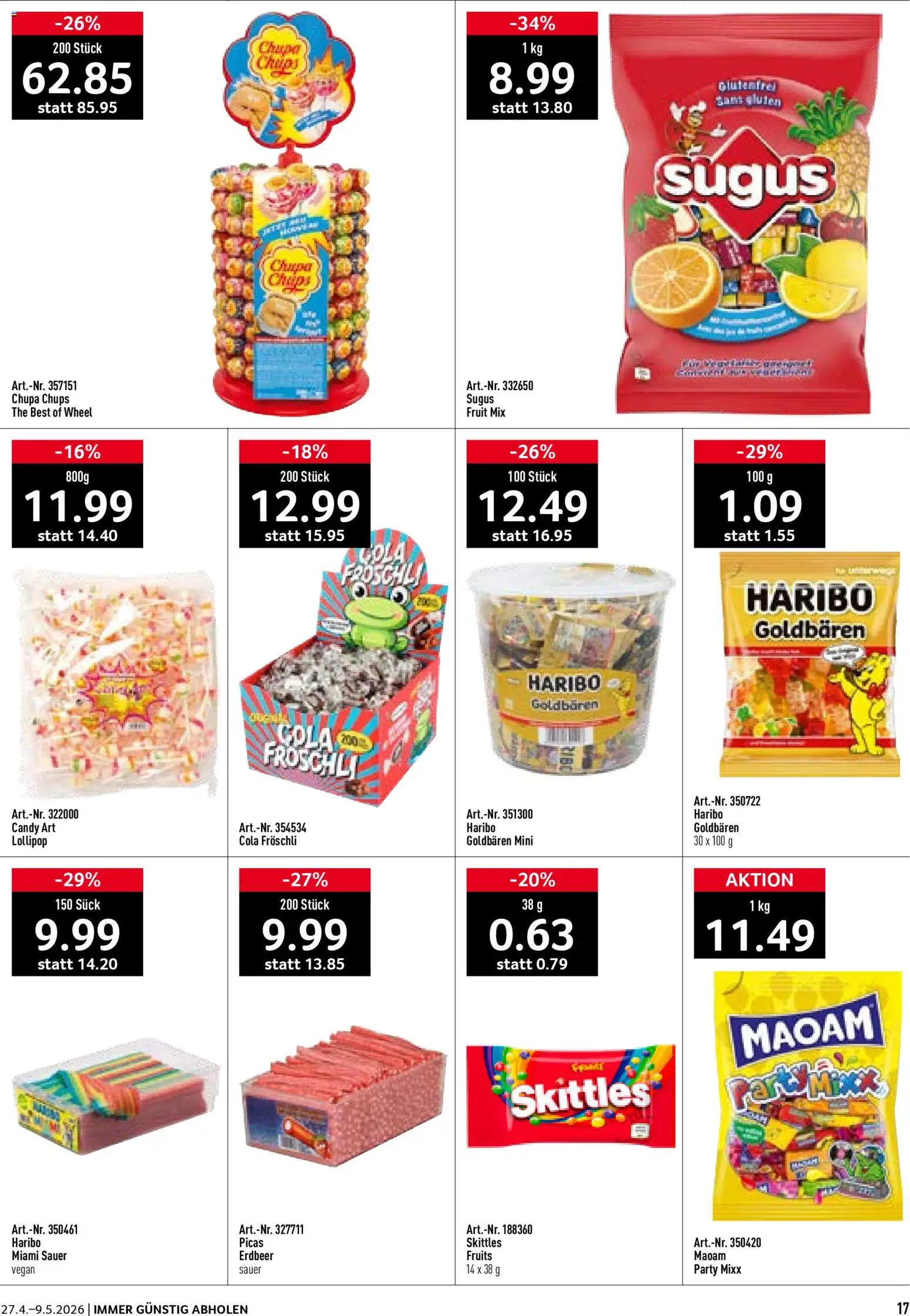 Prodega aktionen Kiosk – gültig ab 27.04.2026 | Seite: 17 | Produkte: Chips, Bosch