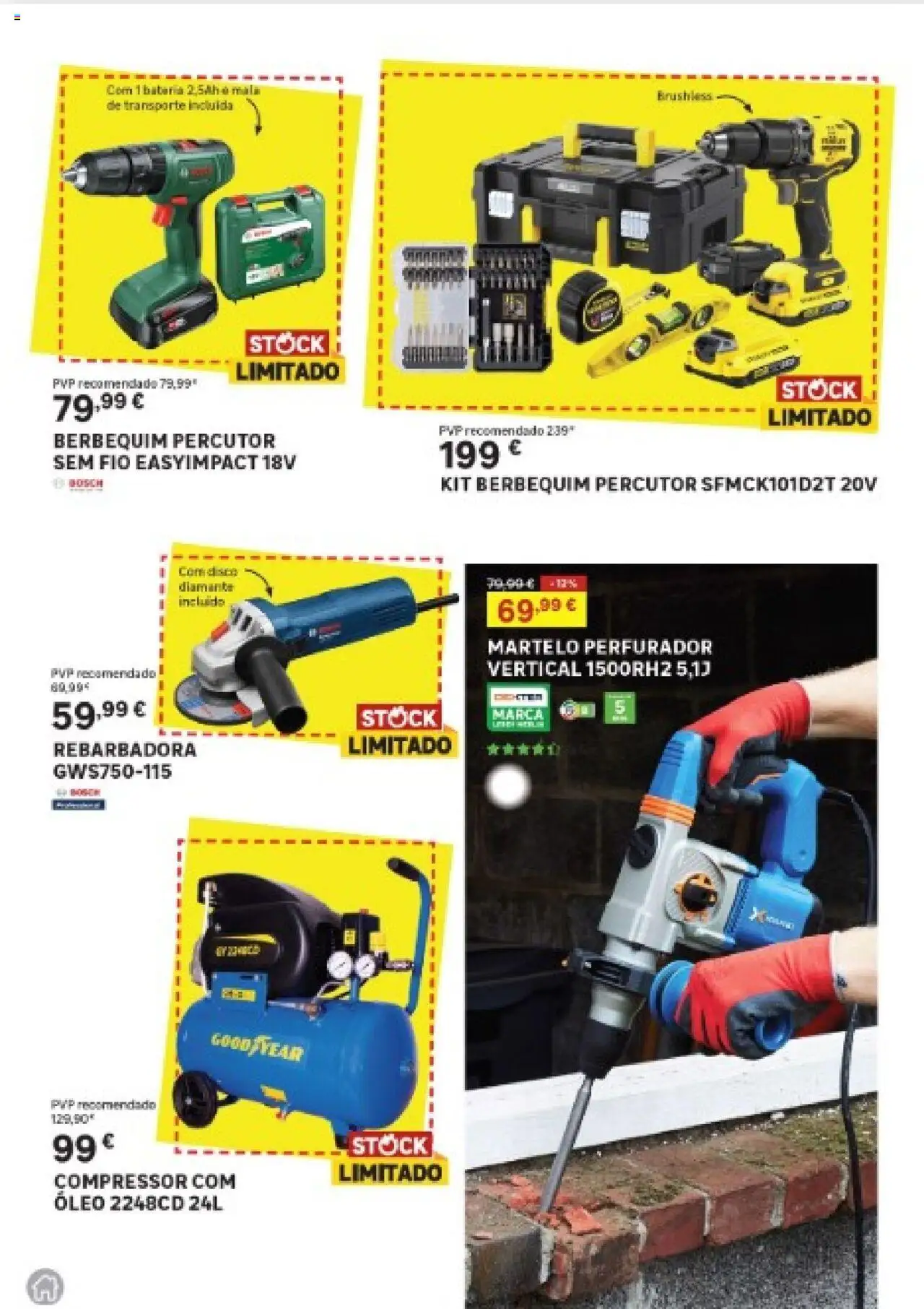 Leroy Merlin Catálogo │ válido de 02.10.2025 | Página: 16 | Produtos: Óleo, Martelo, Compressor