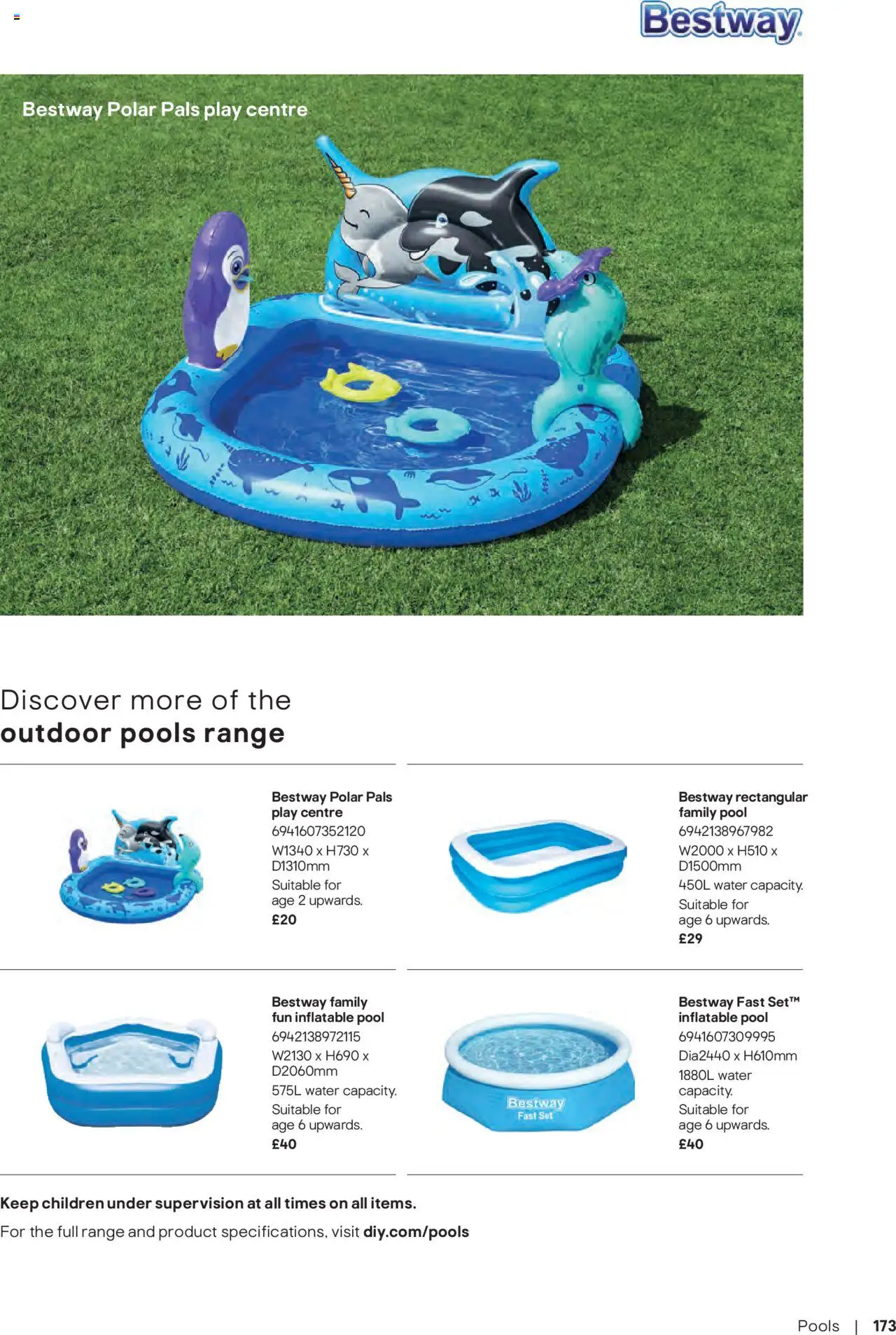  | Page: 173 | Products: Inflatable pool