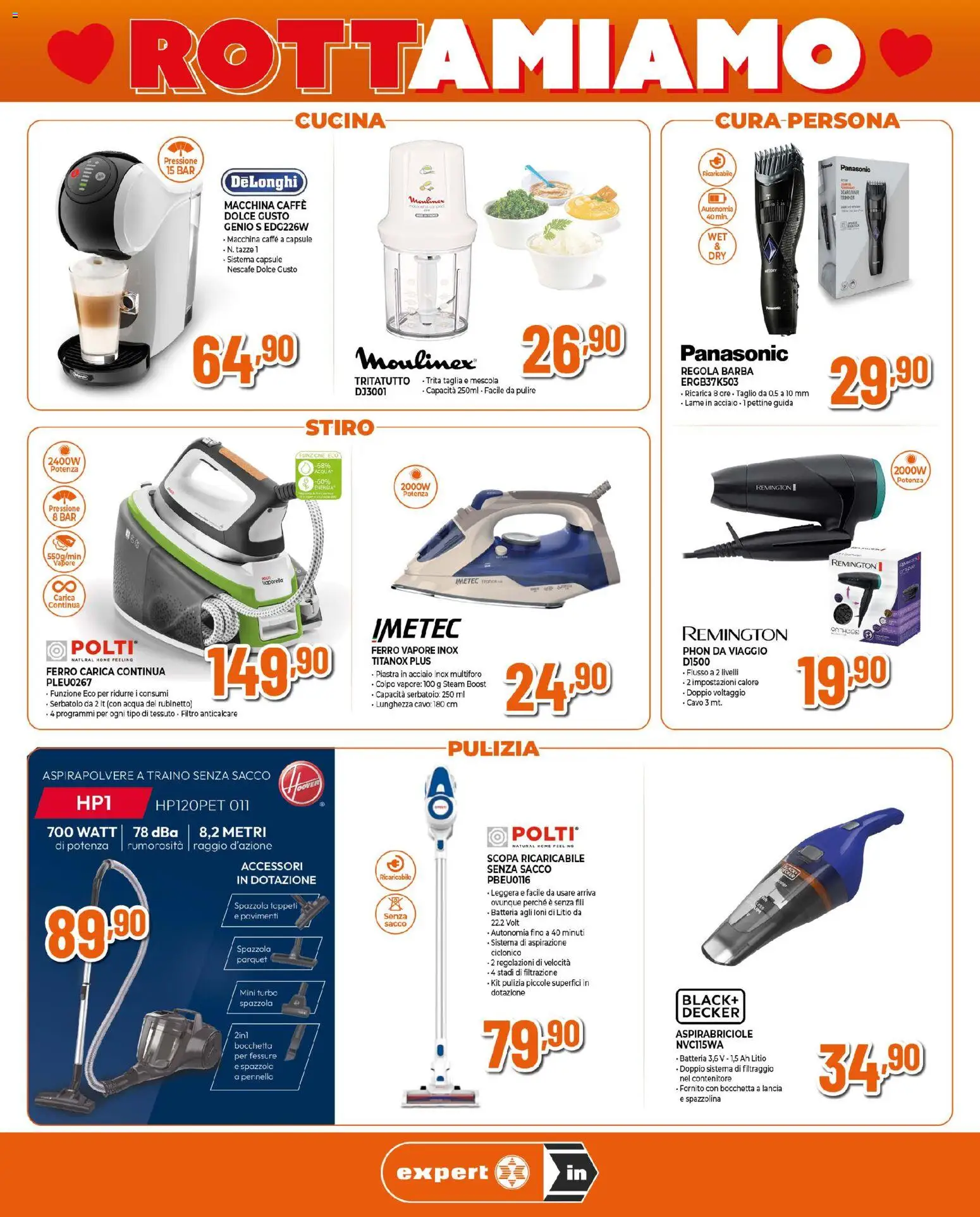 Volantino Ipercoop del 12.02.2026 | Pagina: 4 | Prodotti: Spazzola, Tritatutto, Anticalcare, Cavo