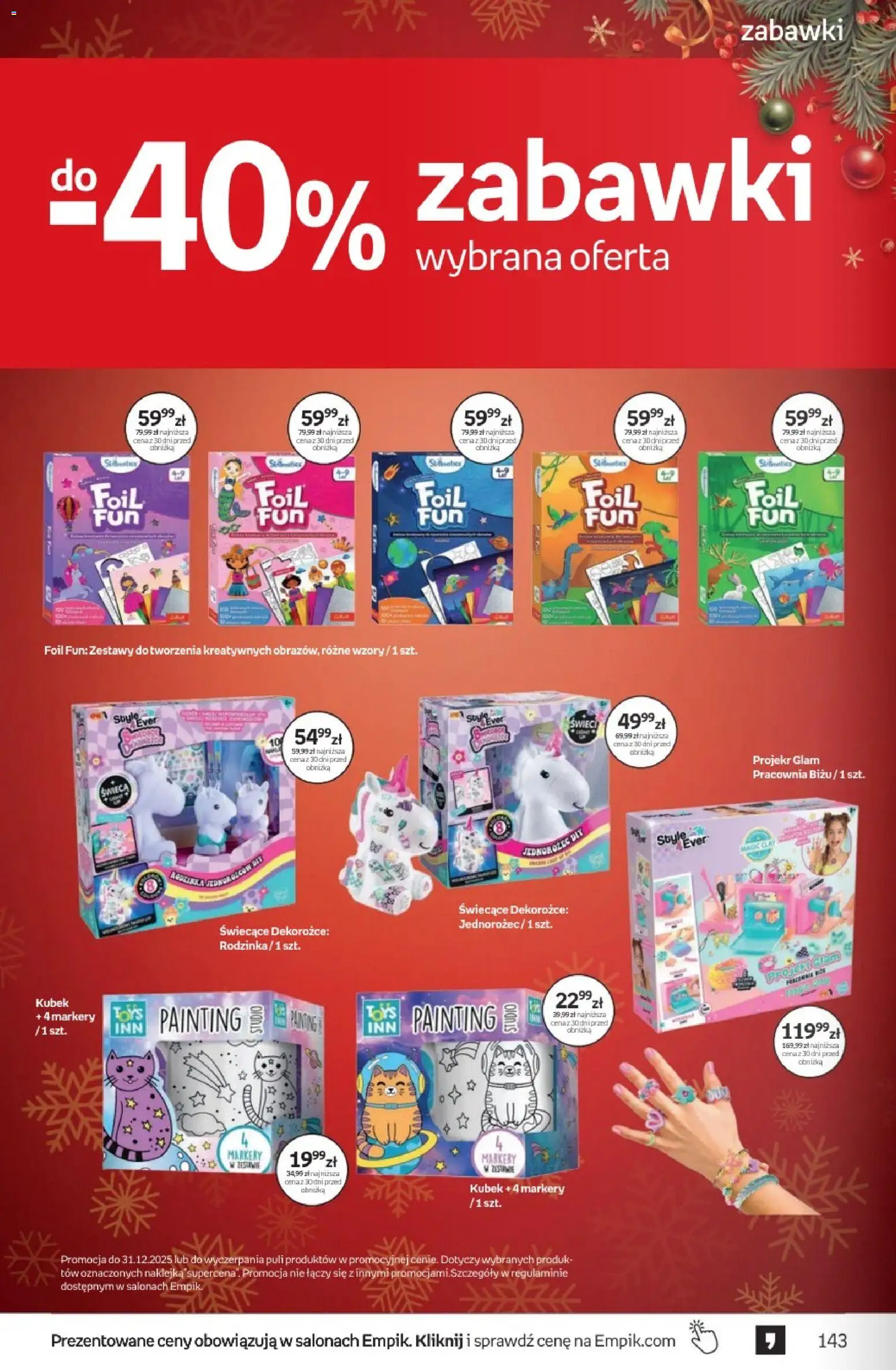 Empik promocje - Tom kultury Zabawki od 26.11.2025 | Strona: 20 | Produkty: Jednorożec