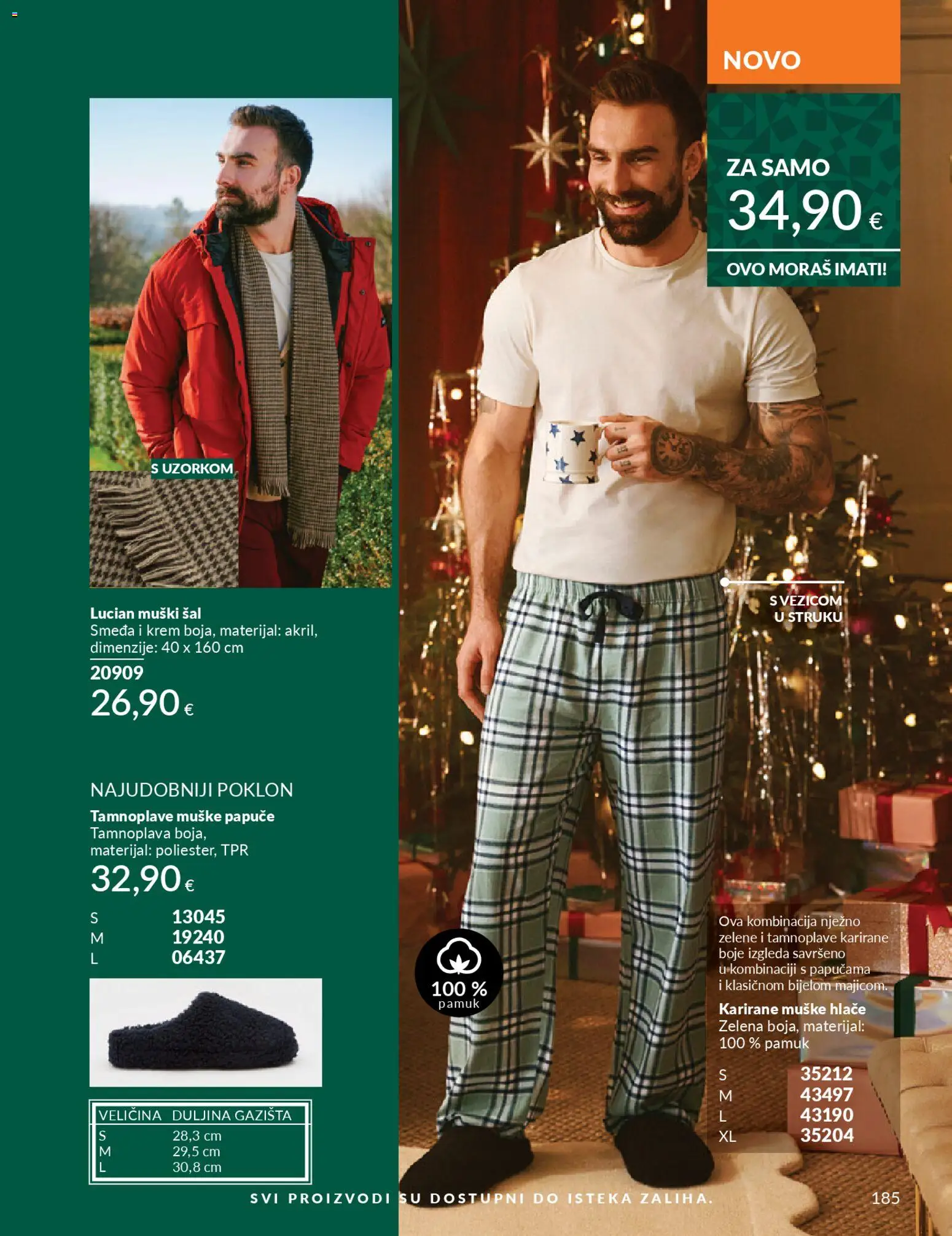 Avon katalog | vrijedi od 01.12.2025 | Stranica: 189 | Proizvodi: Hlače, Papuče, Šal