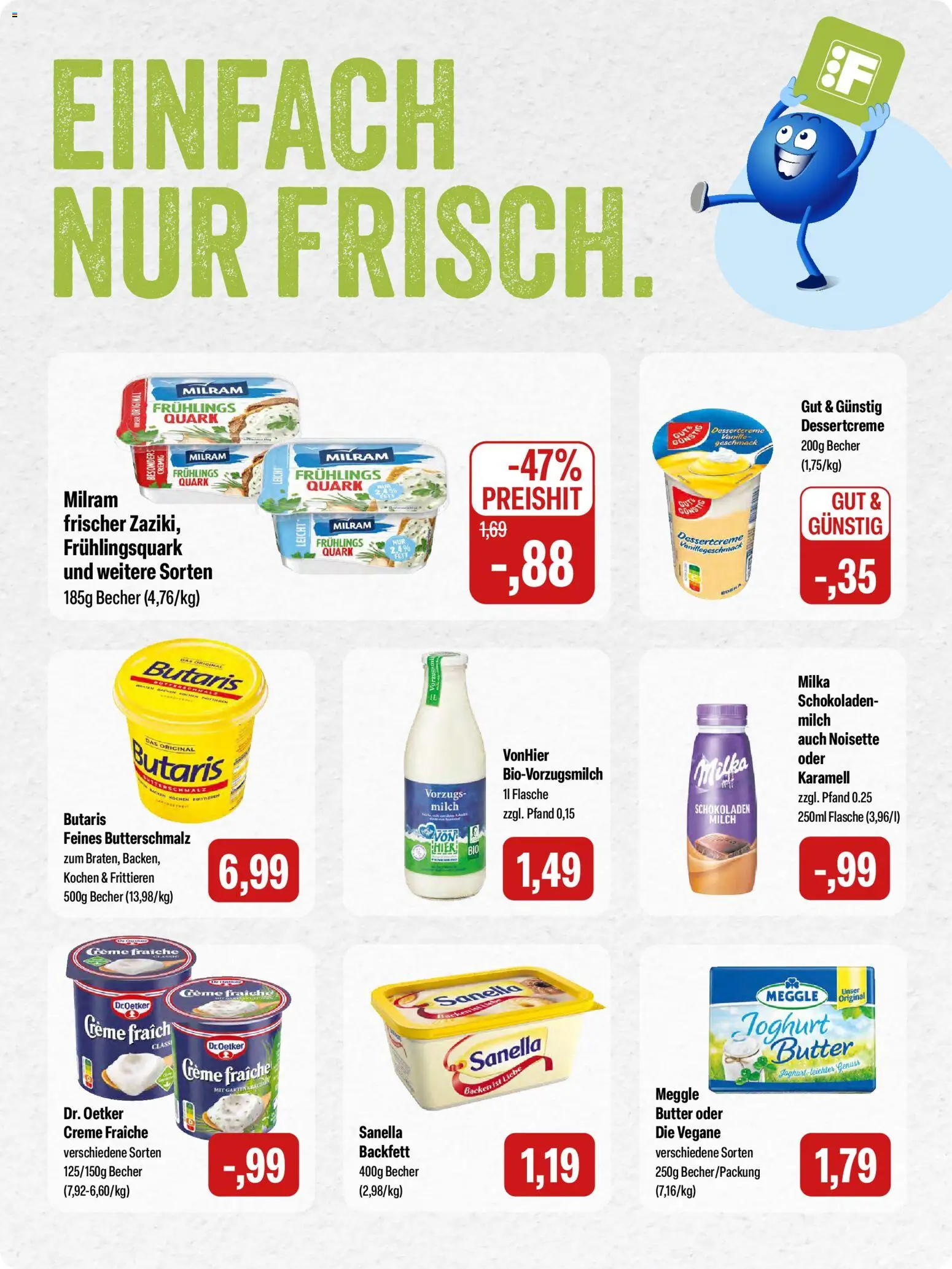 Feneberg Angebote – gültig ab 13.11.2025 | Seite: 6 | Produkte: Milch, Butter, Creme, Sanella