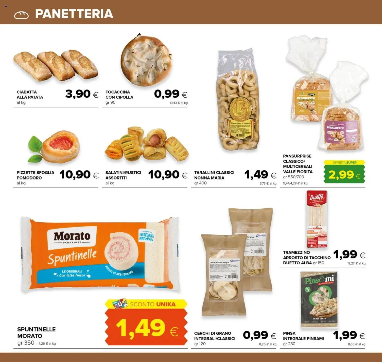 Volantino Oasi del 16.12.2025 | Pagina: 14 | Prodotti: Arrosto, Tacchino, Latte, Tramezzino