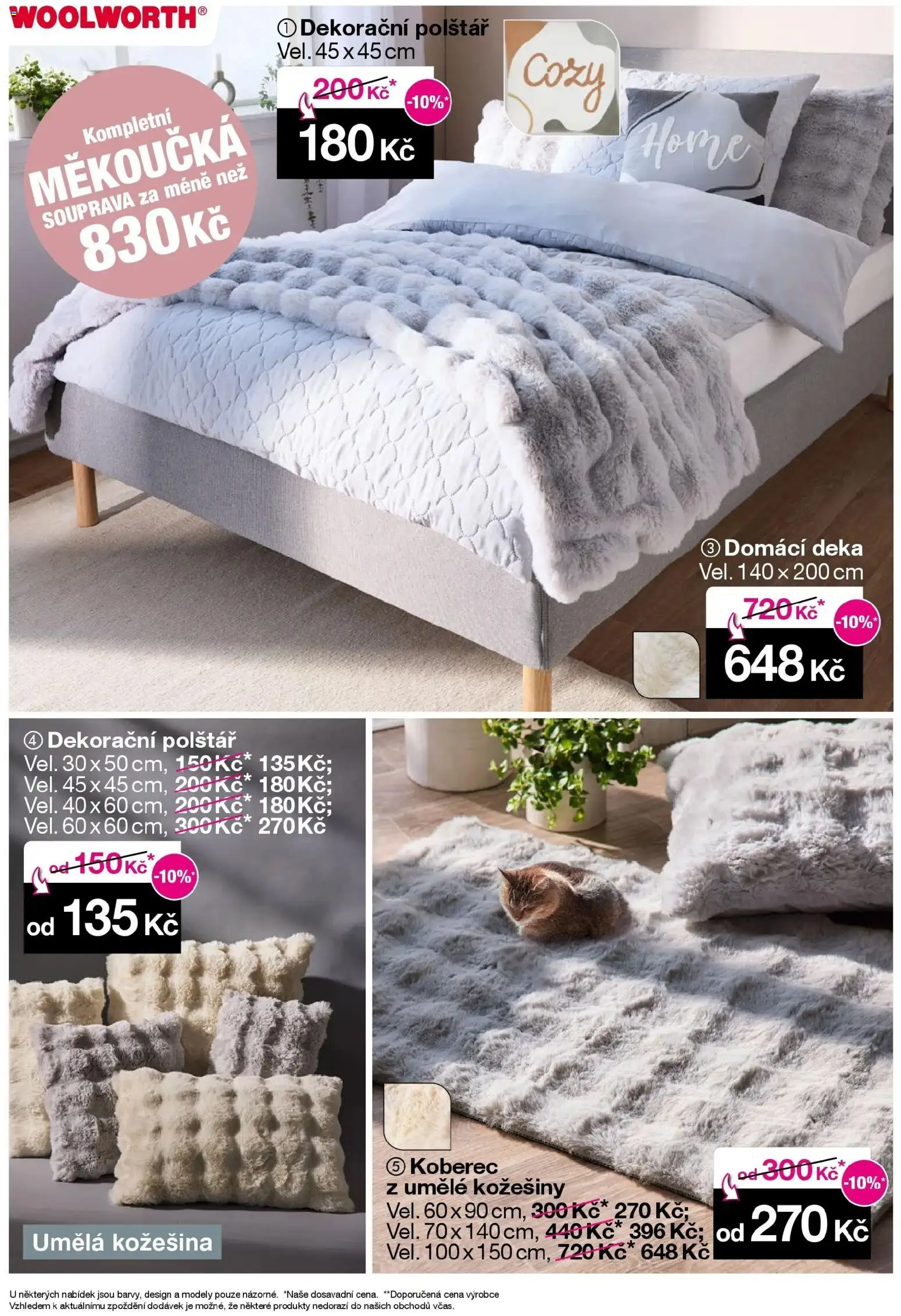 Woolworth leták od 31.10.2025 | Strana: 13 | Produkty: Umělá kožešina, Deka, Modely, Koberec