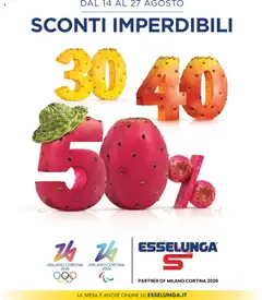 Anteprima del volantino Volantino Esselunga S	 valido a partire dal 14.08.2025