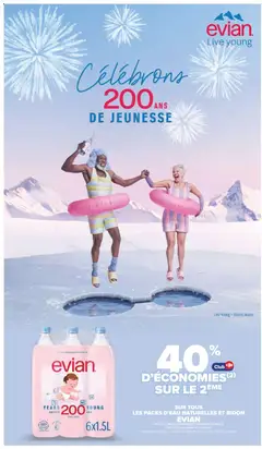 Carrefour - Prévisualisation de Carrefour Pique-nique valide à partir de 28.04.2026 | Page: 44 | Produits: Eau minérale, Eau minerale naturelle Evian, Eau minérale naturelle