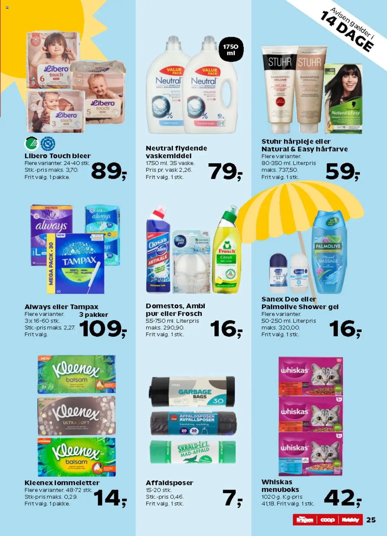 Kvickly Tilbudsavis gyldig fra 04.07.2025 | Side: 29 | Produkter: Shampoo, Balsam, Hårfarve, Deodorant