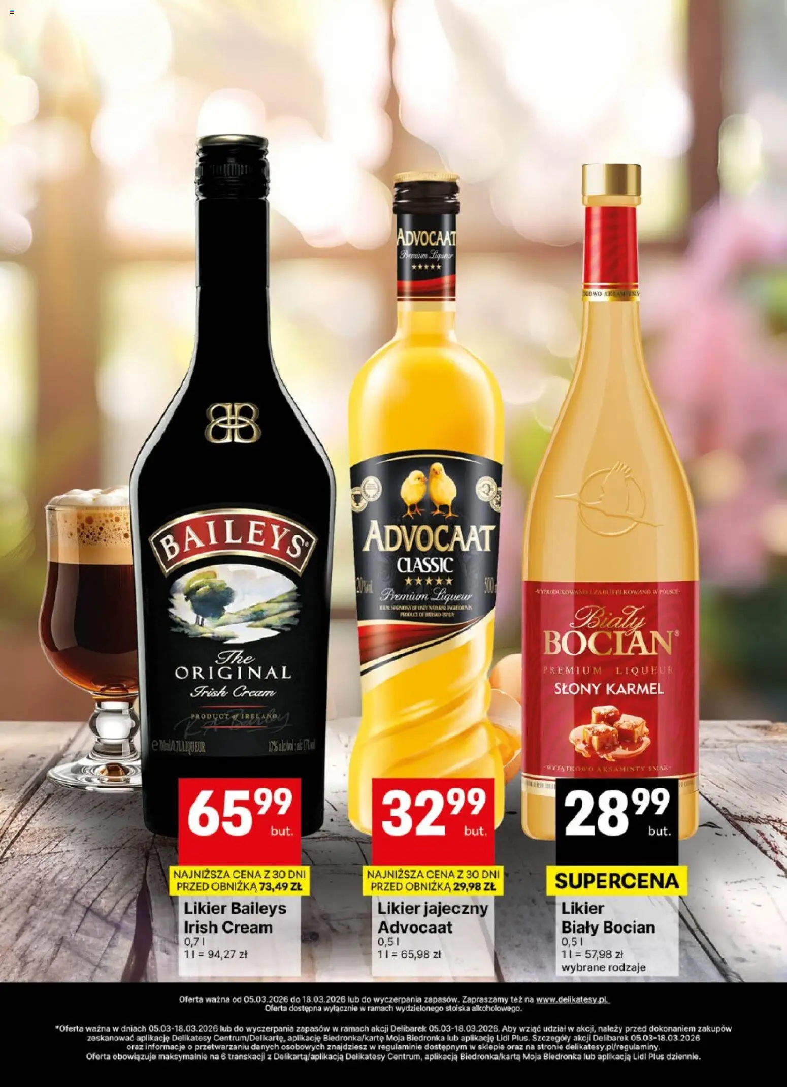 Delikatesy Centrum gazetka - DeliBarek od 05.03.2026 | Strona: 19 | Produkty: Baileys, Likier jajeczny, Delikatesy