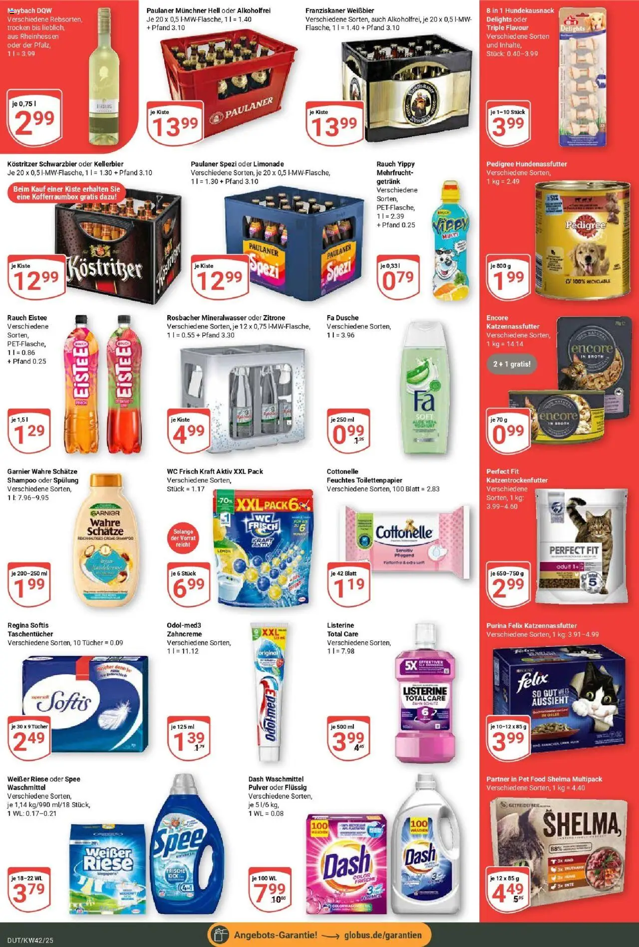 Globus prospekt Wetzlar-Dutenhofen	 – gültig ab 12.10.2025 | Seite: 5 | Produkte: Shampoo, Wc frisch, Pedigree, Listerine