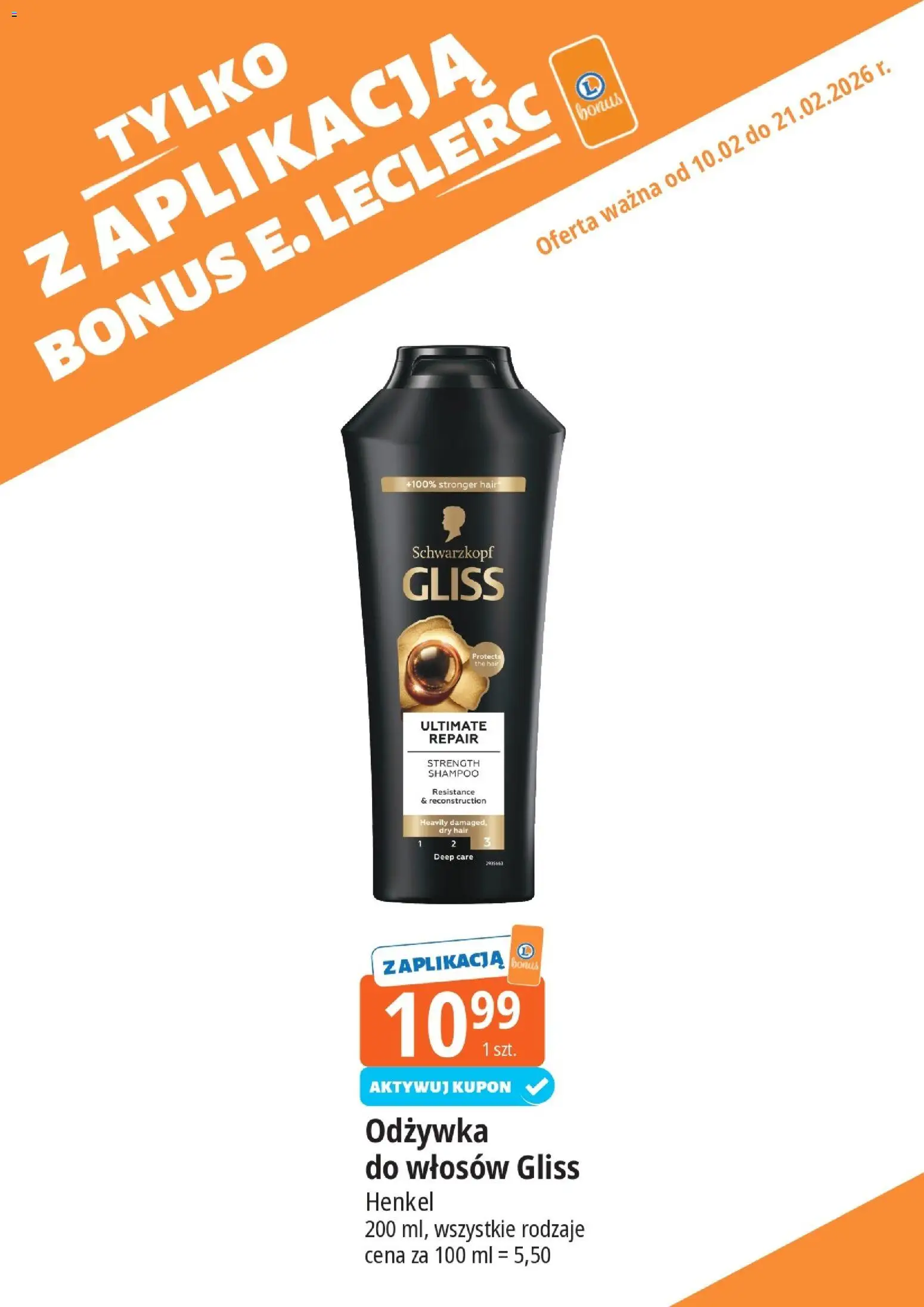 E.Leclerc Gazetka - Radom kupony dodatkowe od 10.02.2026 | Strona: 11