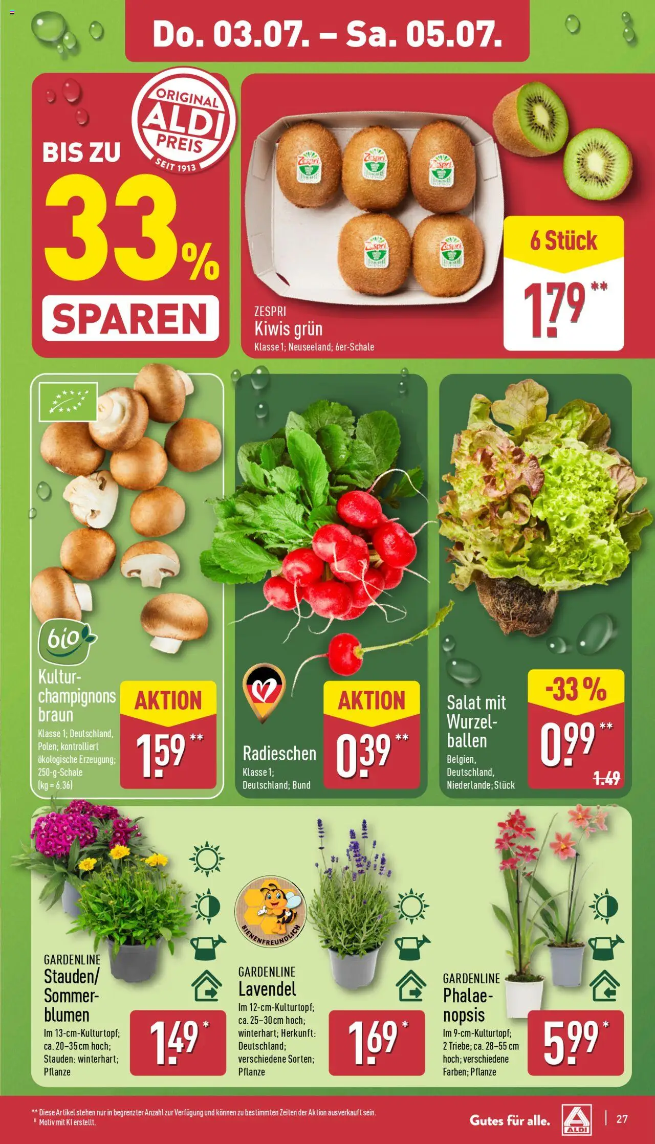 Aldi Prospekt 	 - gültig ab dem 30.06.2025 | Seite: 7 | Produkte: Haribo, Butter, Milka, Knoppers