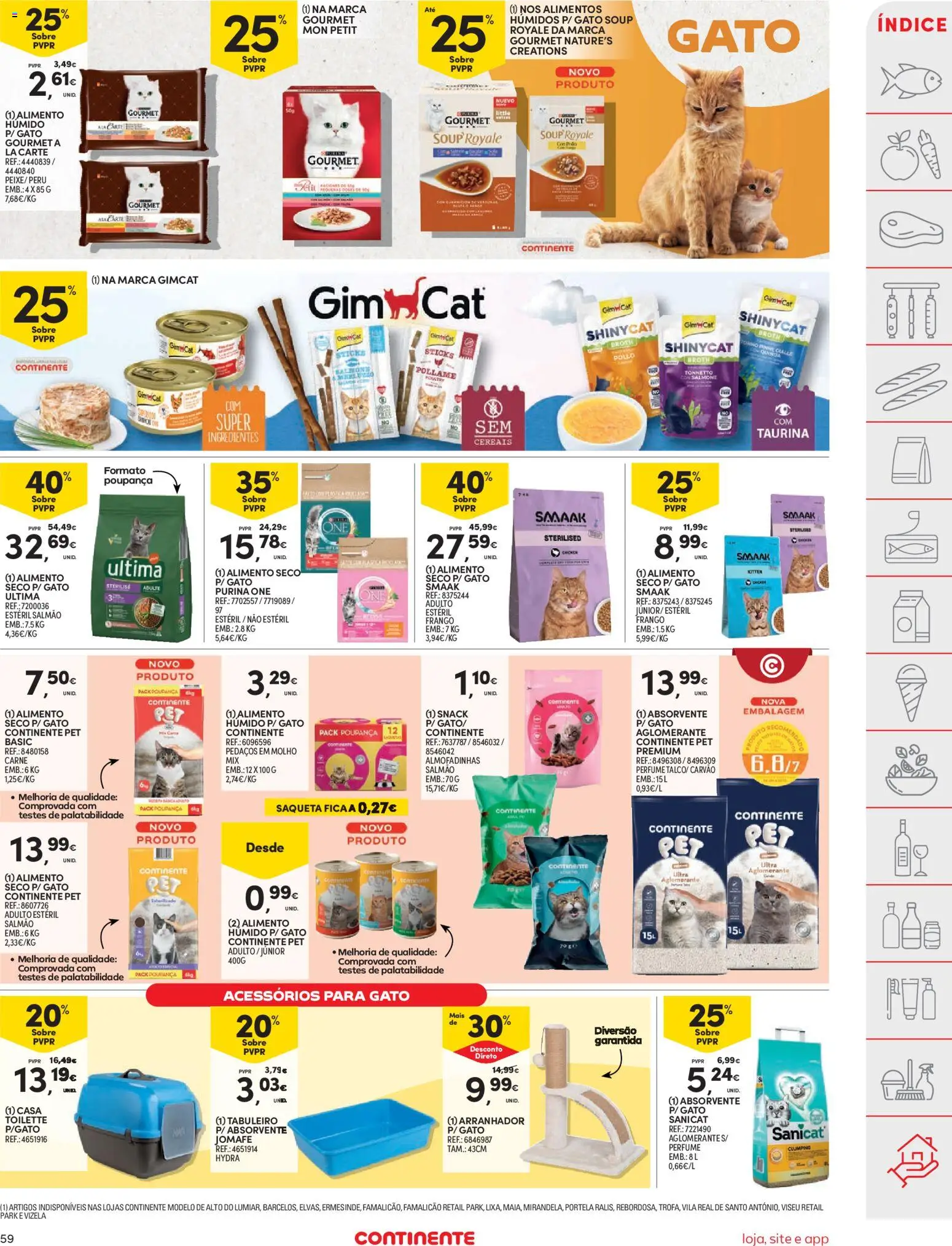 Continente folheto │ válido de 03.03.2026 | Página: 59 | Produtos: Purina one, Frango, Quinoa, Banho