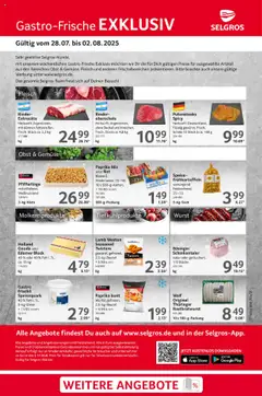 Selgros Gastro Angebote gültig ab dem 28.07.2025