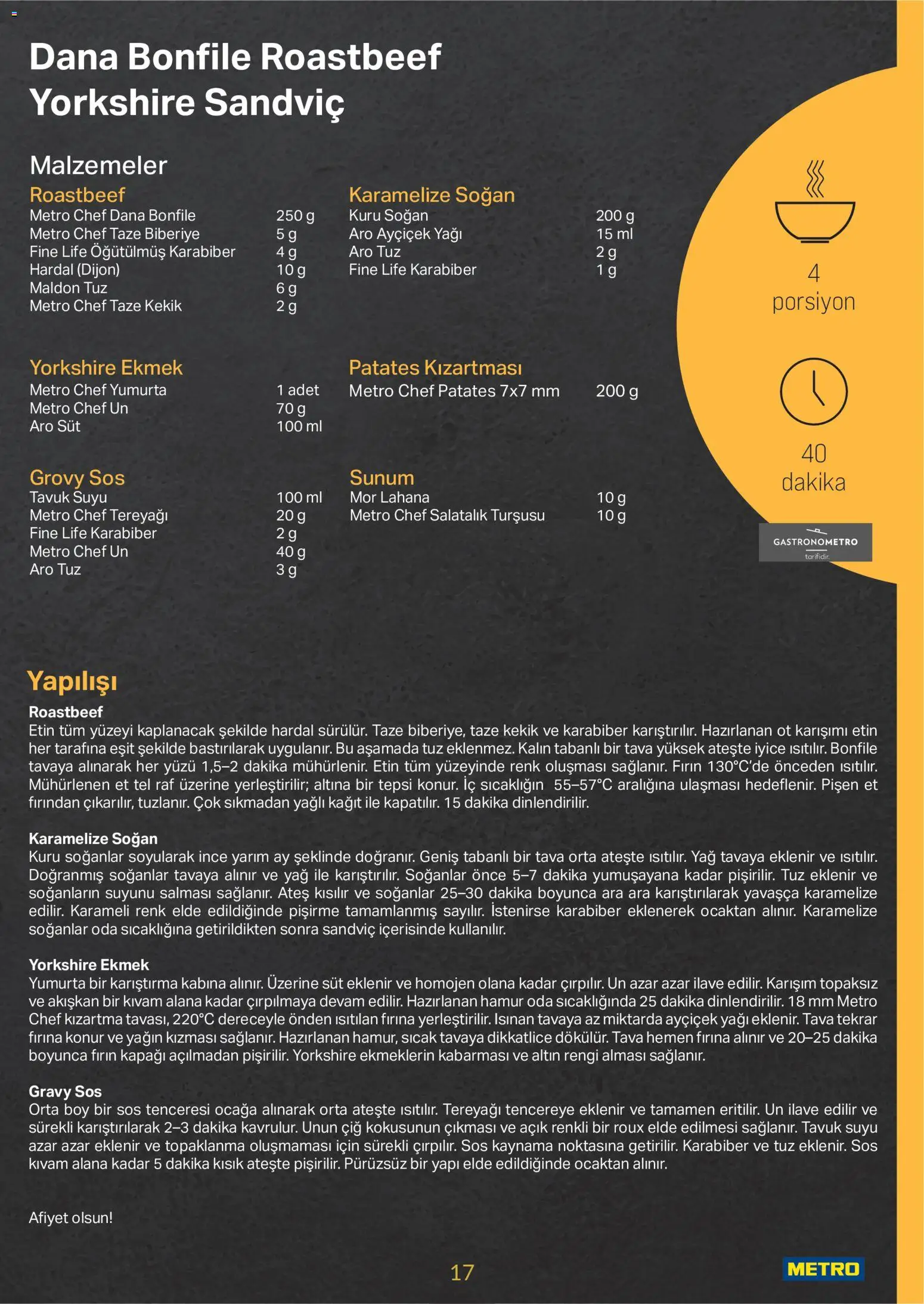 Metro - Et Tavuk ve Köfte Restoranları - 14.01.2026 tarihinden itibaren geçerlidir | Sayfa: 17 | Ürünler: Raf, Salatalık, Kekik, Fırın