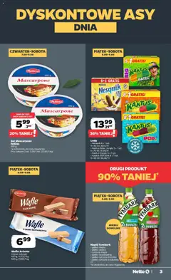 Netto gazetka - Spożywcza od 07.08.2025 | Strona: 3 | Produkty: Wiśnie, Mascarpone, Ser, Ser mascarpone