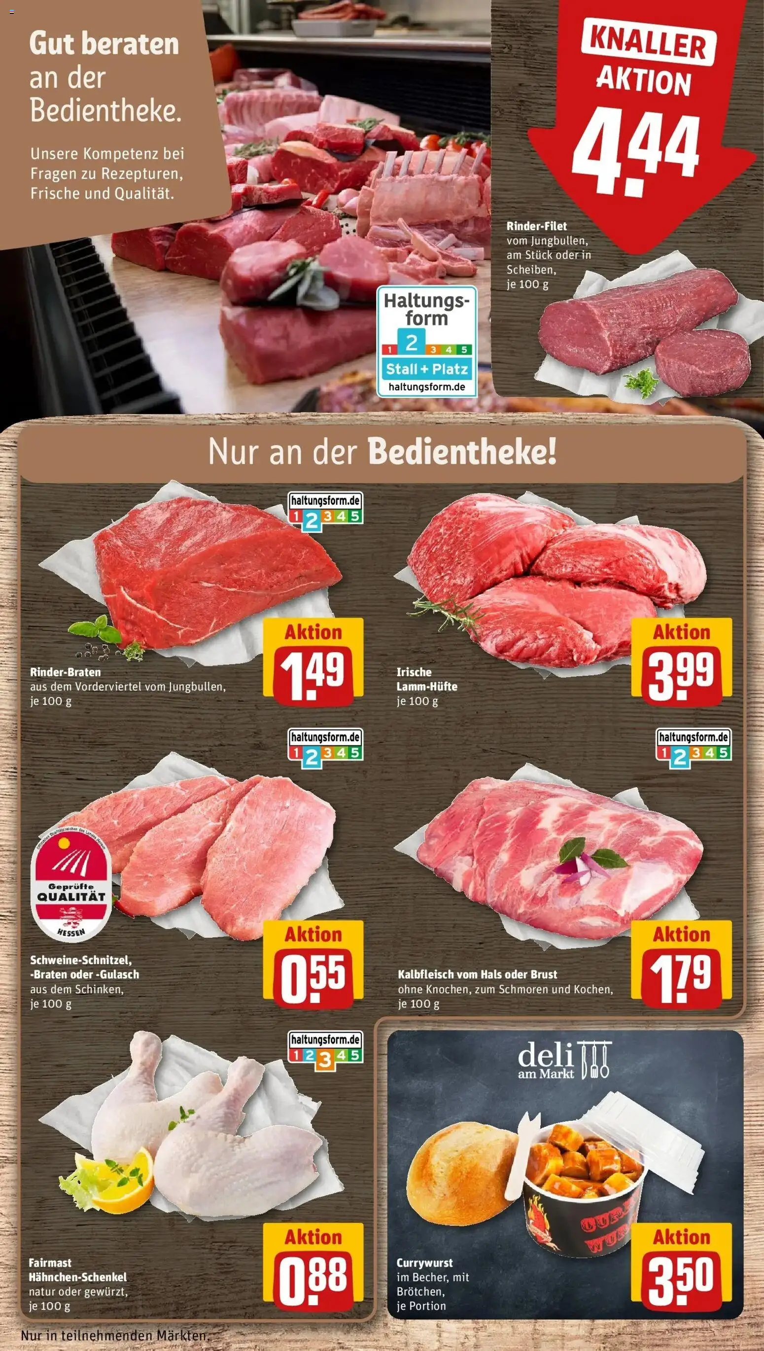 Rewe Prospekt Hosenfeld	 – gültig ab 15.03.2026 | Seite: 12 | Produkte: Rinderbraten, Hahnchenschenkel, Rinderfilet, Gulasch