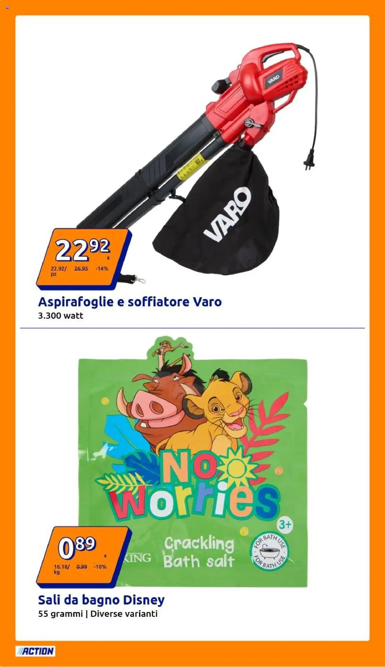Volantino Action del 08.10.2025 | Pagina: 4 | Prodotti: Bagno