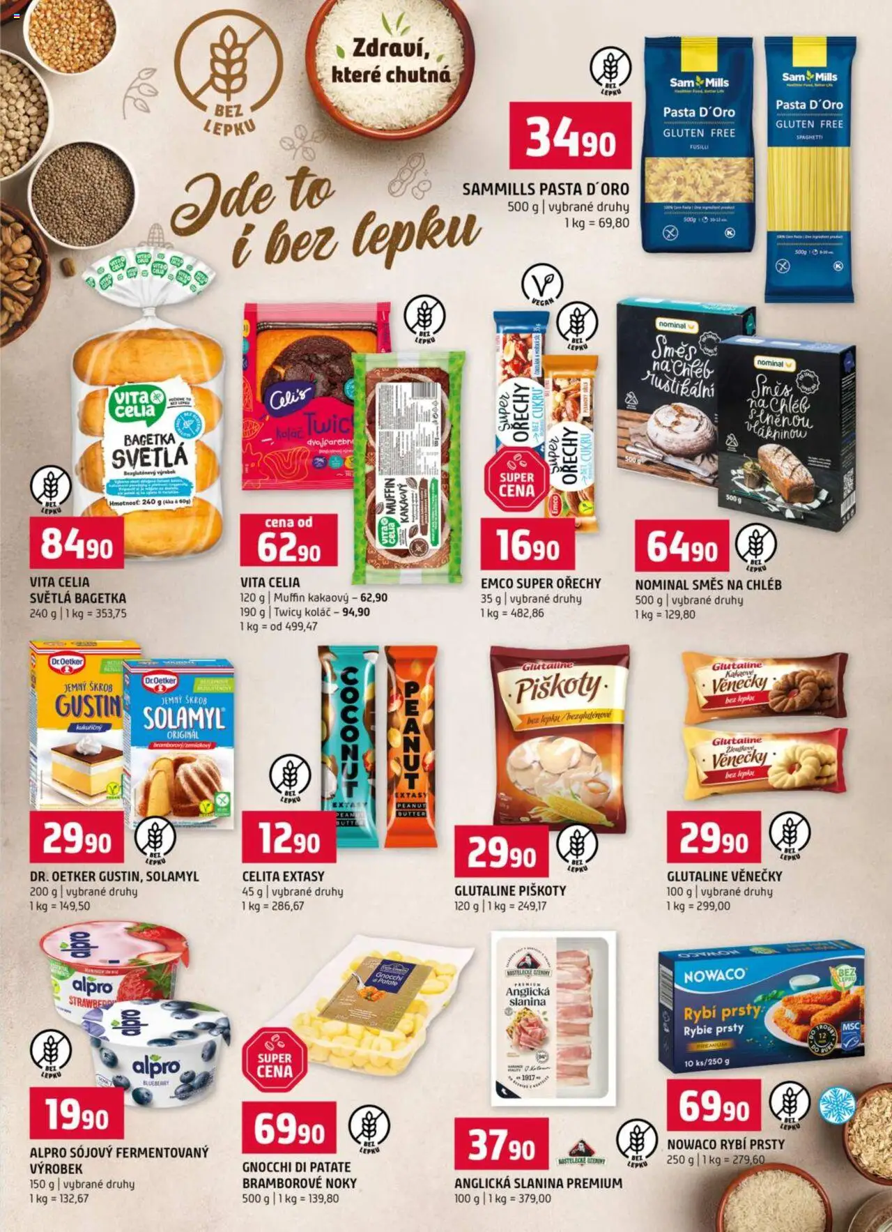 Terno leták - Český Krumlov, Prachatice, Strakonice, Tábor, Zlín od 08.10.2025 | Strana: 7 | Produkty: Noky, Uzeniny, Rybí prsty, Slanina