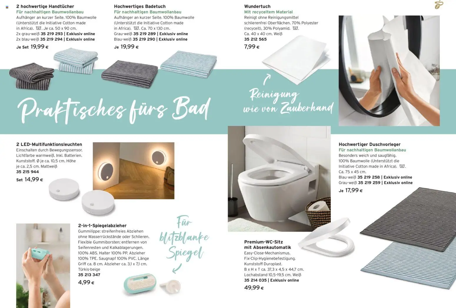 Tchibo Eduscho  Tchibo Magazin gültig ab 14.01.2026 | Seite: 16 | Produkte: Bad, Spiegel