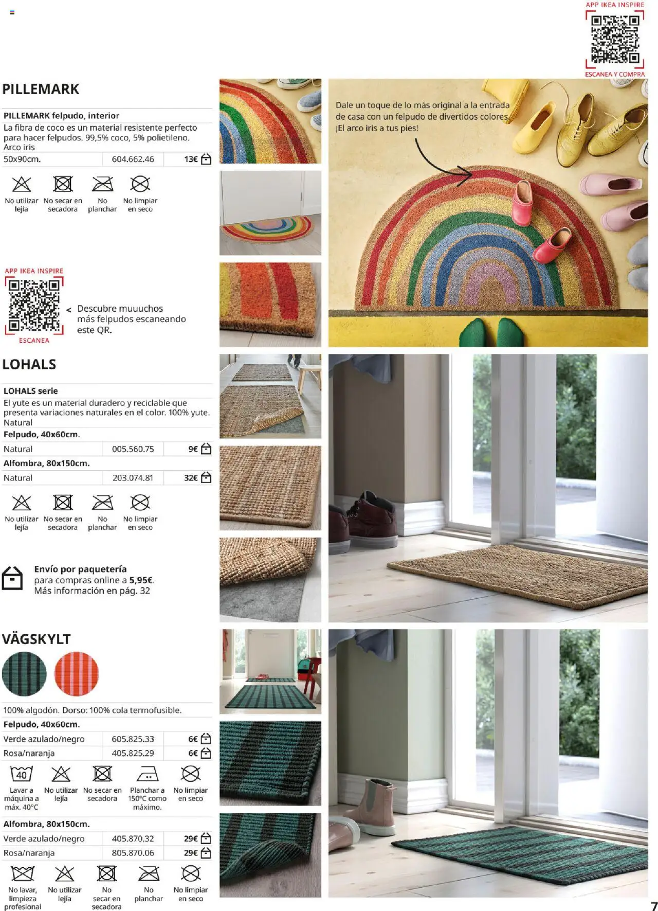 Catálogo IKEA Alfombras │ válido desde el 04.02.2025 | Página: 7 | Productos: Secadora, Felpudo