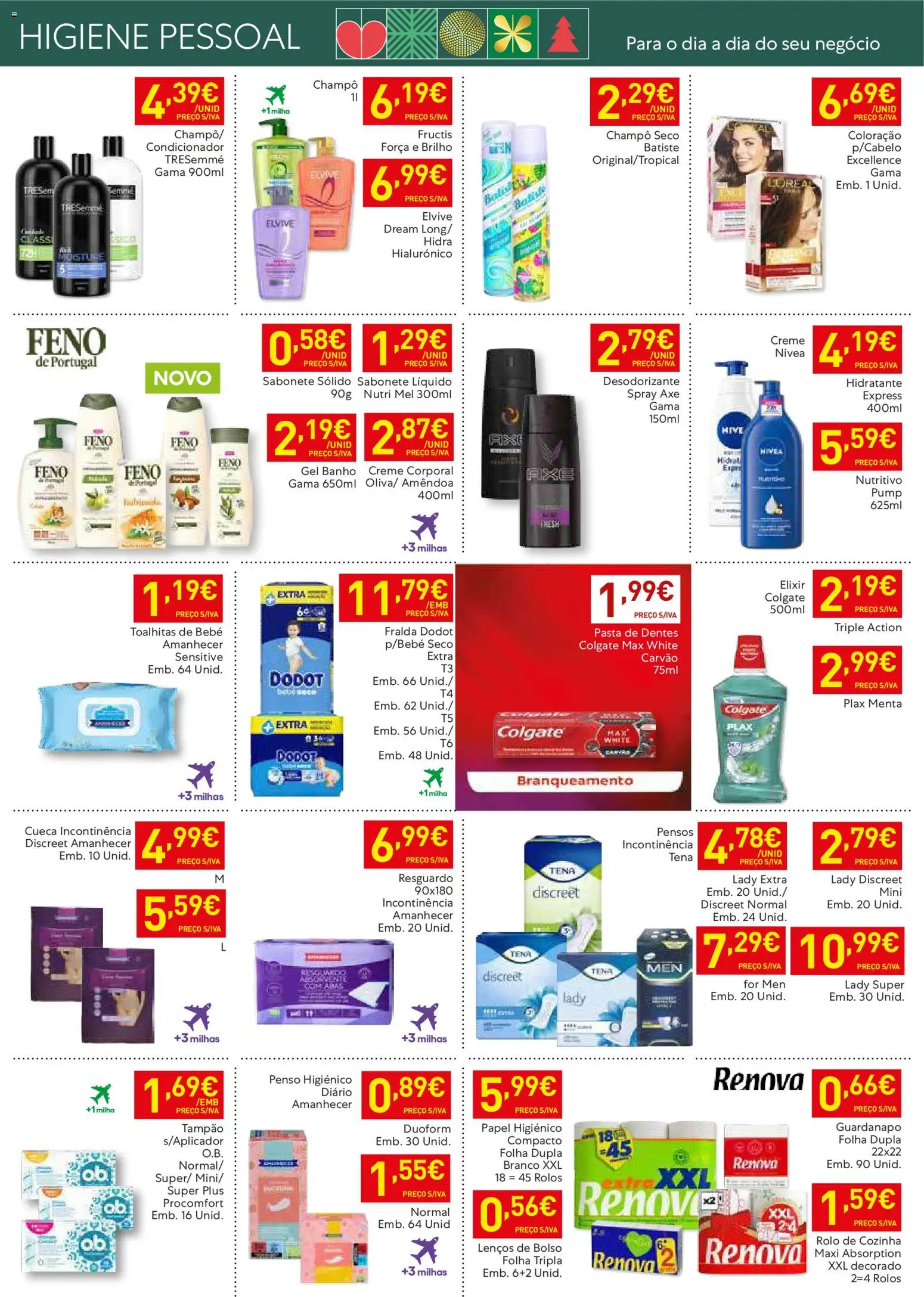 Recheio - Bons Negócios Madeira │ válido de 02.12.2025 | Página: 22 | Produtos: Papel higiénico, Sabonete líquido, Creme corporal, Desodorizante