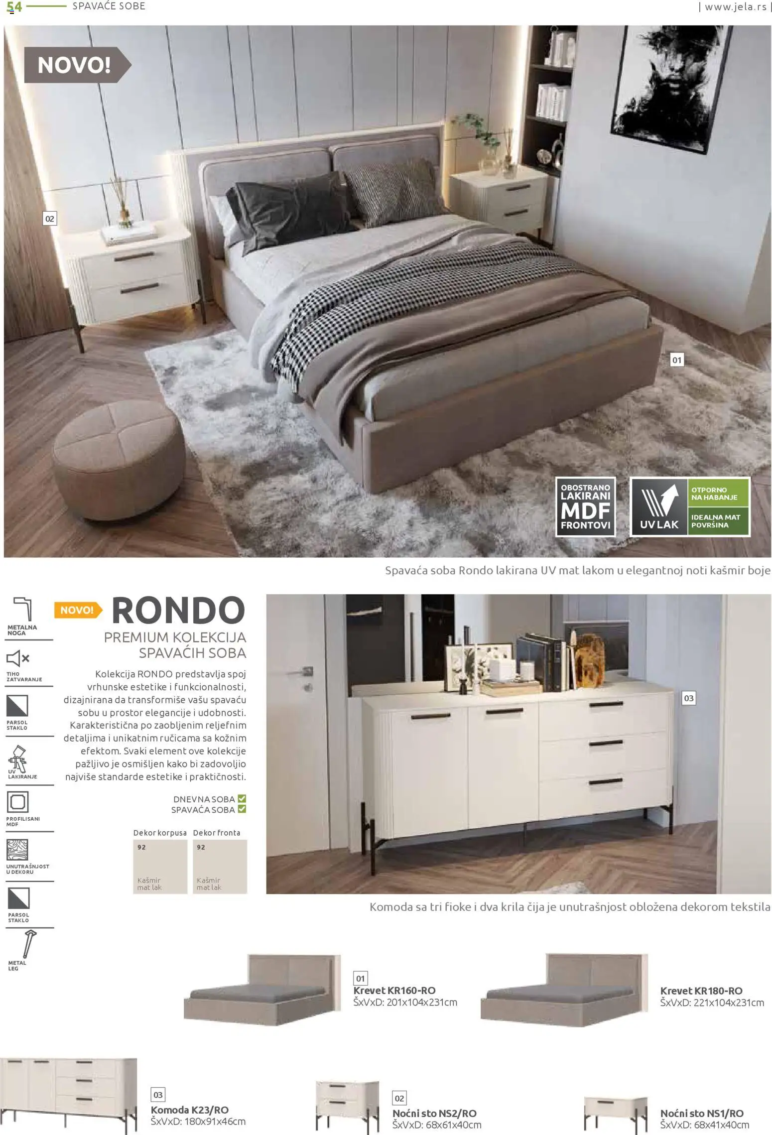 Jela katalog - važi od 15.12.2025 | Strana: 54 | Proizvode: Krevet, Komoda, Sto
