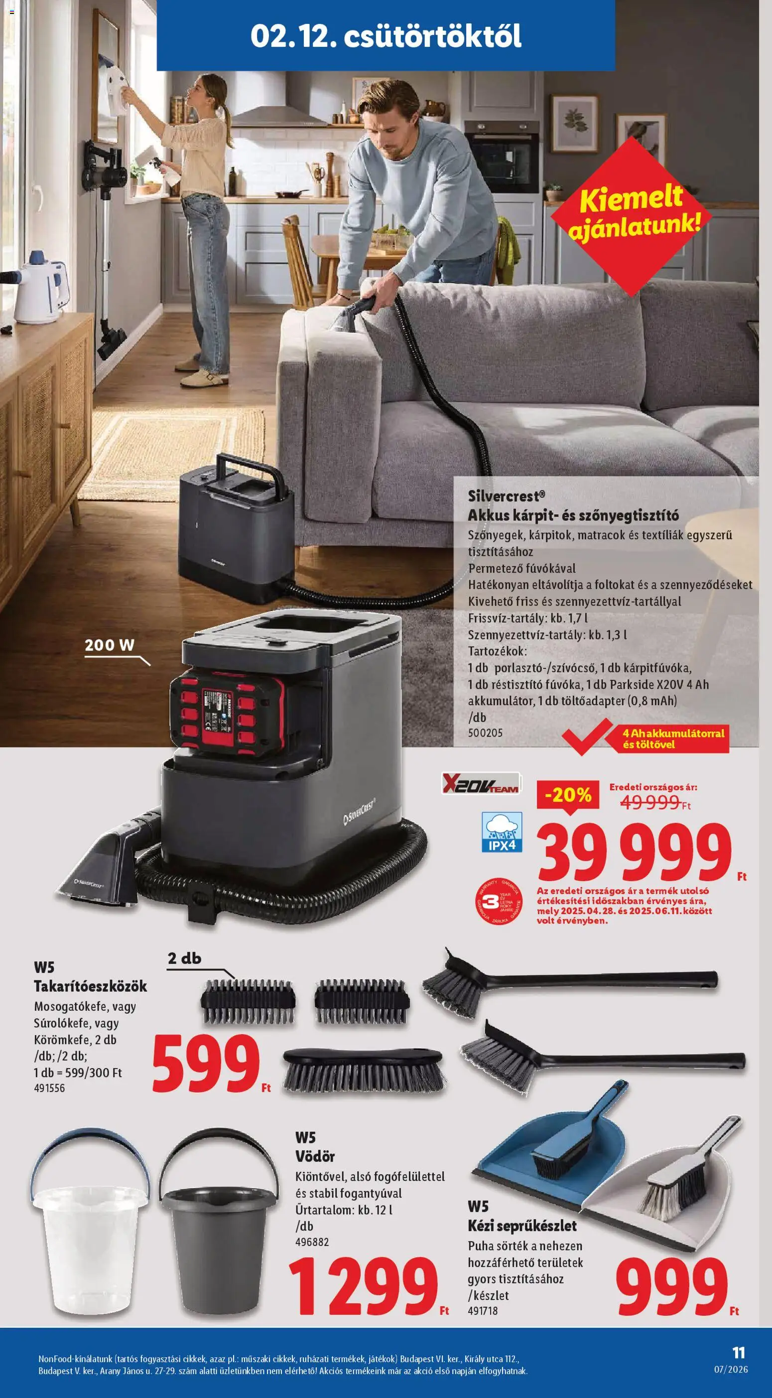 Lidl akciós ujság - amely érvényes a következő dátumtól: 12.02.2026 | Oldal: 11