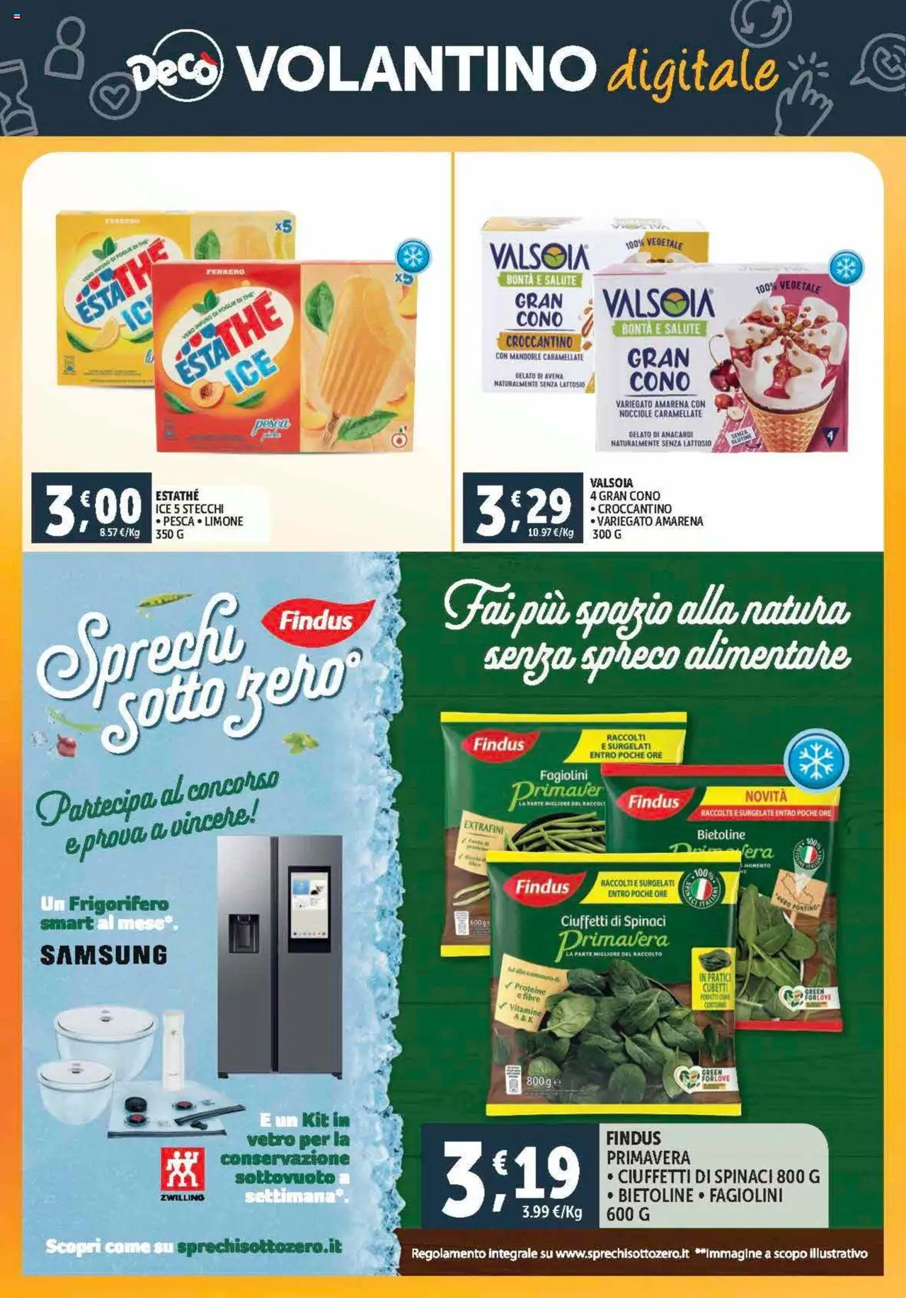 Volantino Decò del 21.08.2025 | Pagina: 24 | Prodotti: Anacardi, Amarena, Fagiolini, Samsung