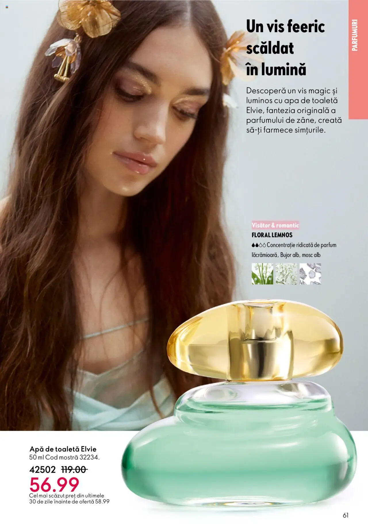 Noul catalog Oriflame – valabil de la 22.10.2025 | Pagină: 61 | Produse: Tavuk suyu, Parfum, Apă de toaletă, Apă