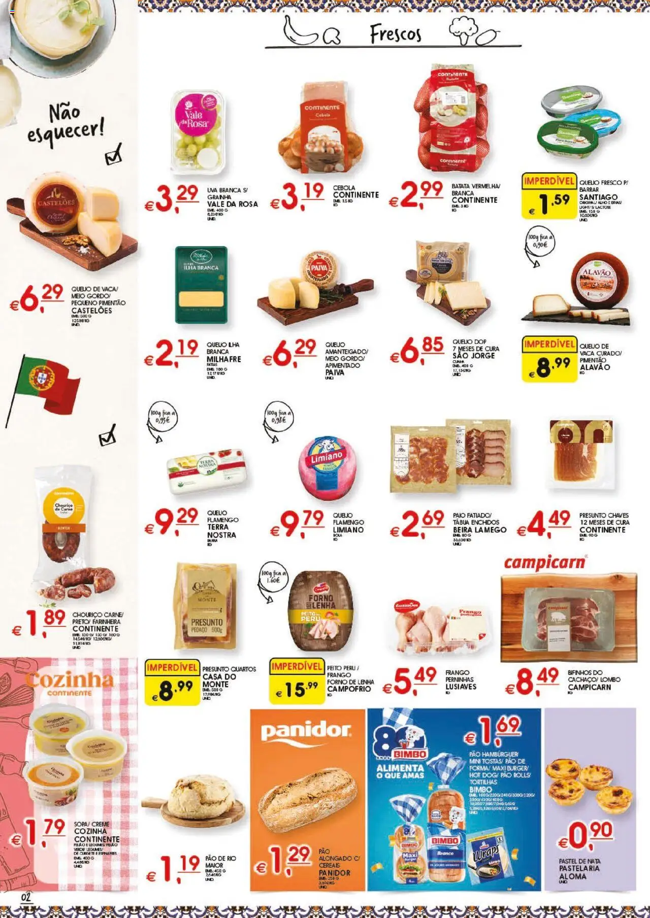 Meu Super folheto │ válido de 07.08.2025 | Página: 2 | Produtos: Tábua, Frango, Hambúrguer, Presunto