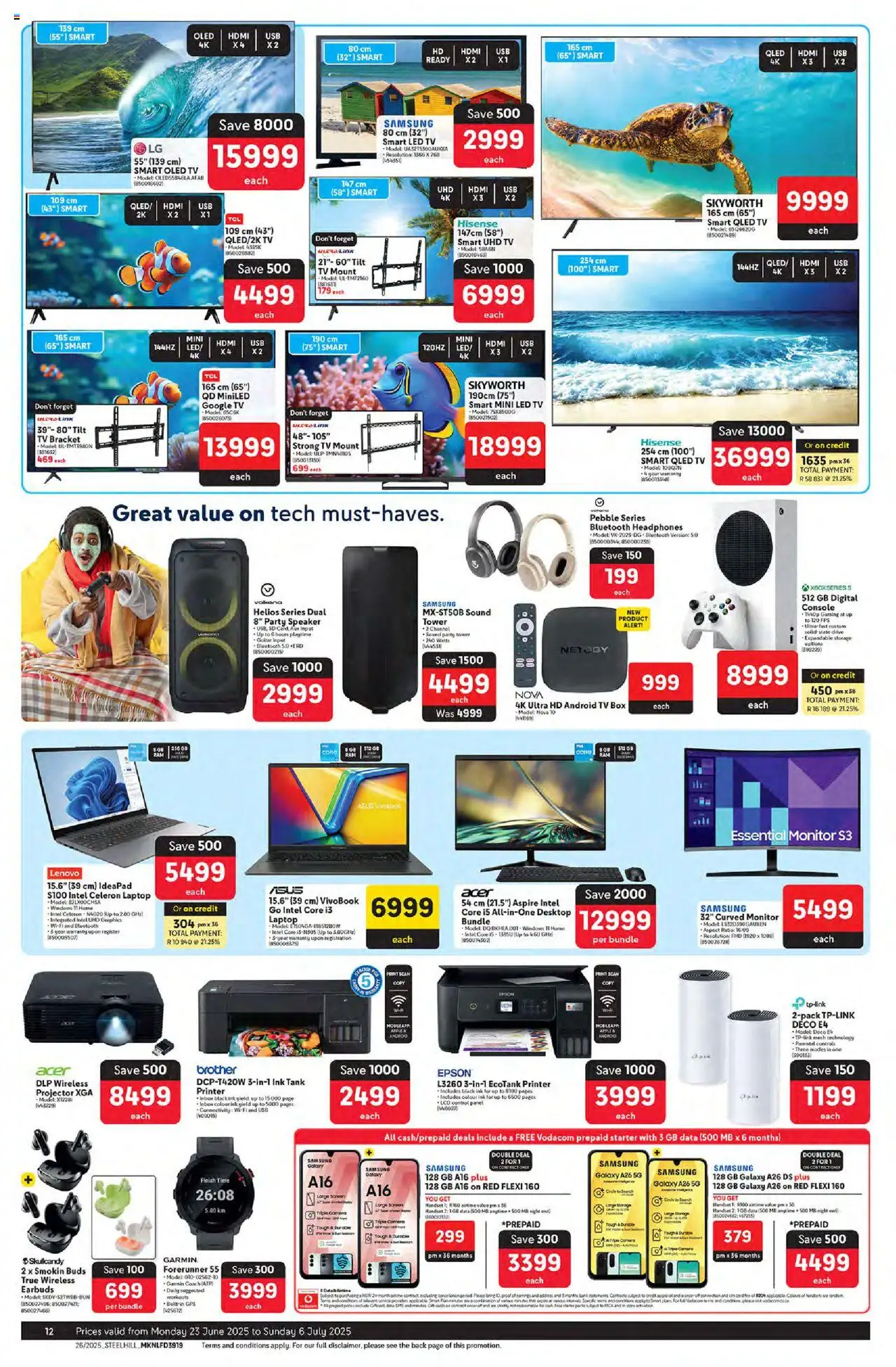 Makro Specials │ valid from 23.06.2025 | Page: 12 | Products: Monitor, Tank, Laptop, Box