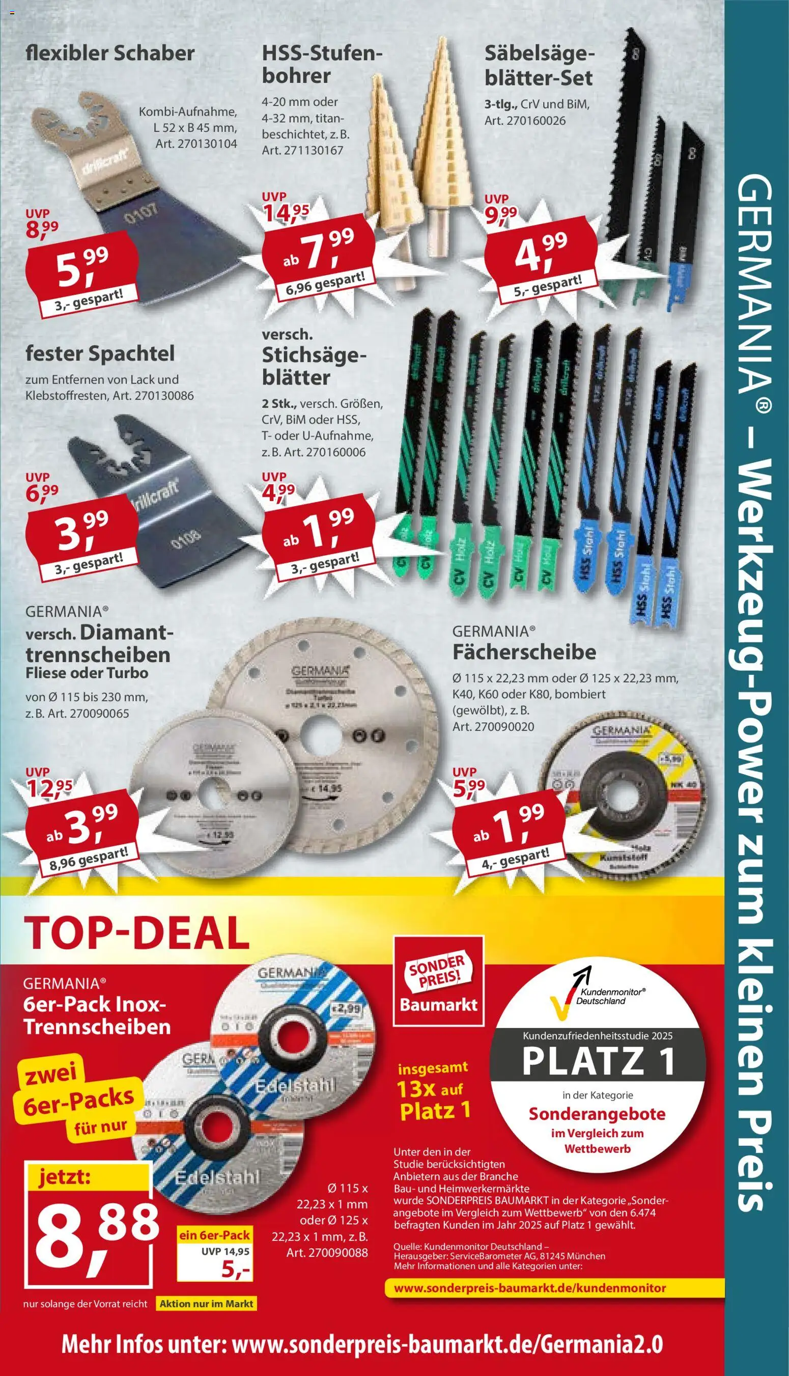 Sonderpreis Baumarkt Prospekt 	 – gültig ab 11.04.2026 | Seite: 11