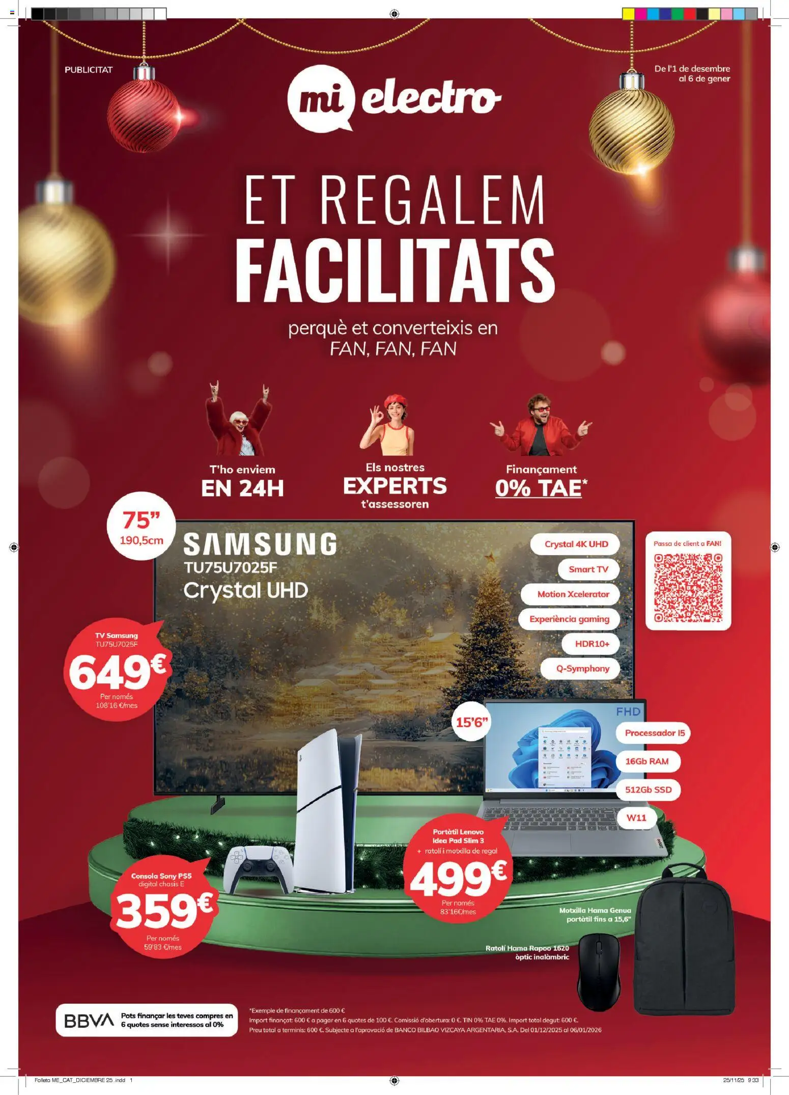 Mi Electro folleto Catalan │ válido desde el 01.12.2025 | Página: 1 | Productos: Portátil Lenovo, Consola