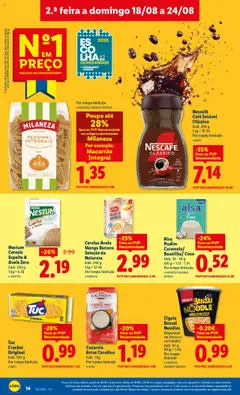 Milanesa Macarrão Integral, Macarrão integral │ válido de 18.08.2025 | Página: 14
