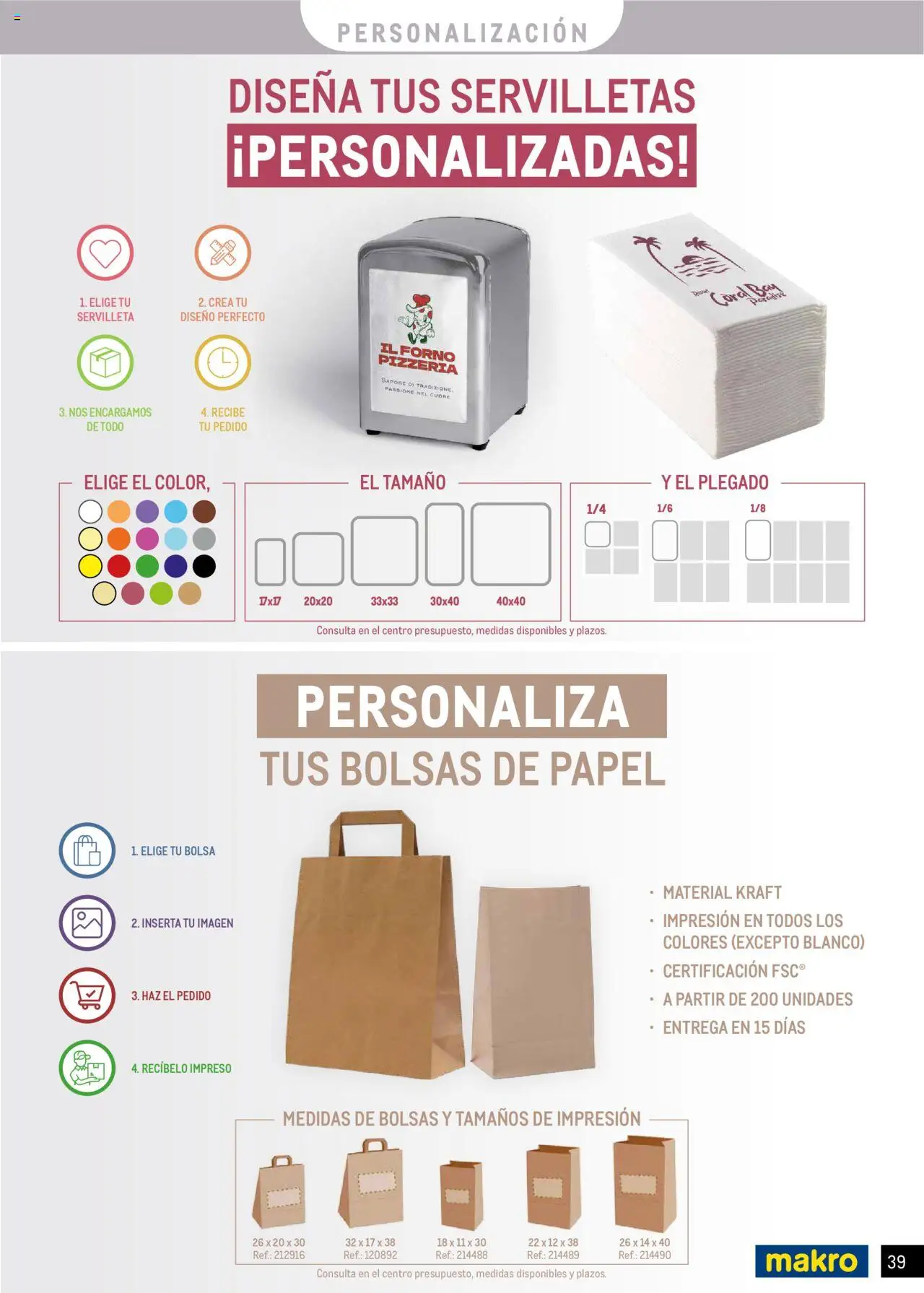 Makro - Desechables Take Away Canarias │ válido desde el 07.07.2025 | Página: 39 | Productos: Bolsa