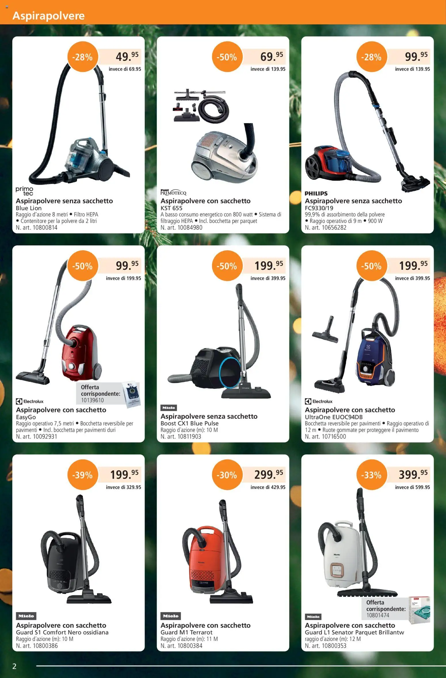 Fust Aktionen IT – gültig ab 01.12.2025 | Seite: 2 | Produkte: Miele, Philips