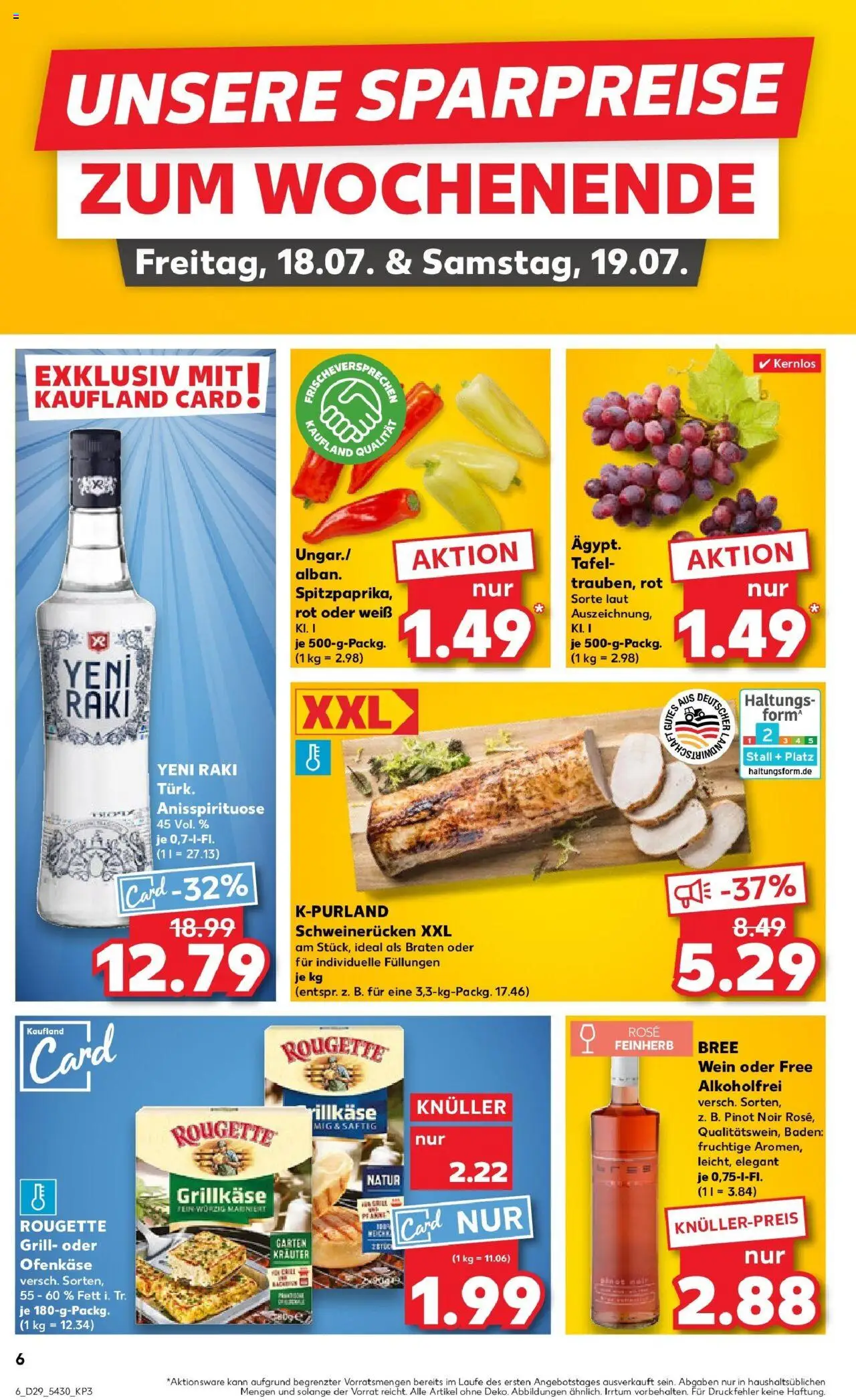 Kaufland prospekt Landsberg Am Lech	 - gültig ab dem 21.07.2025 | Seite: 19 | Produkte: Grill, Bree, Schweinerucken, Wein