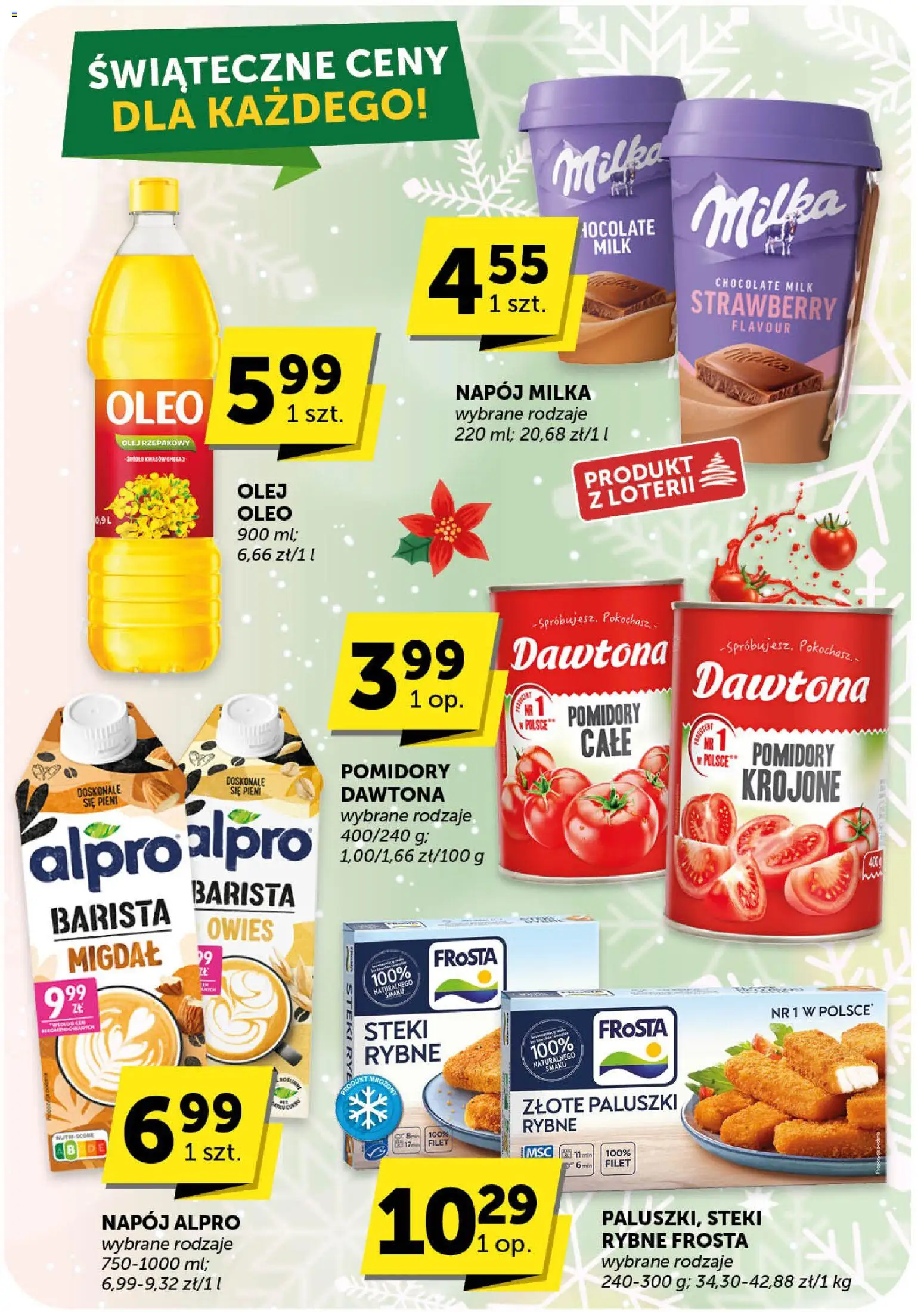 ABC Gazetka - Market od 27.11.2025 | Strona: 31 | Produkty: Olej rzepakowy, Steki, Paluszki rybne, Milka