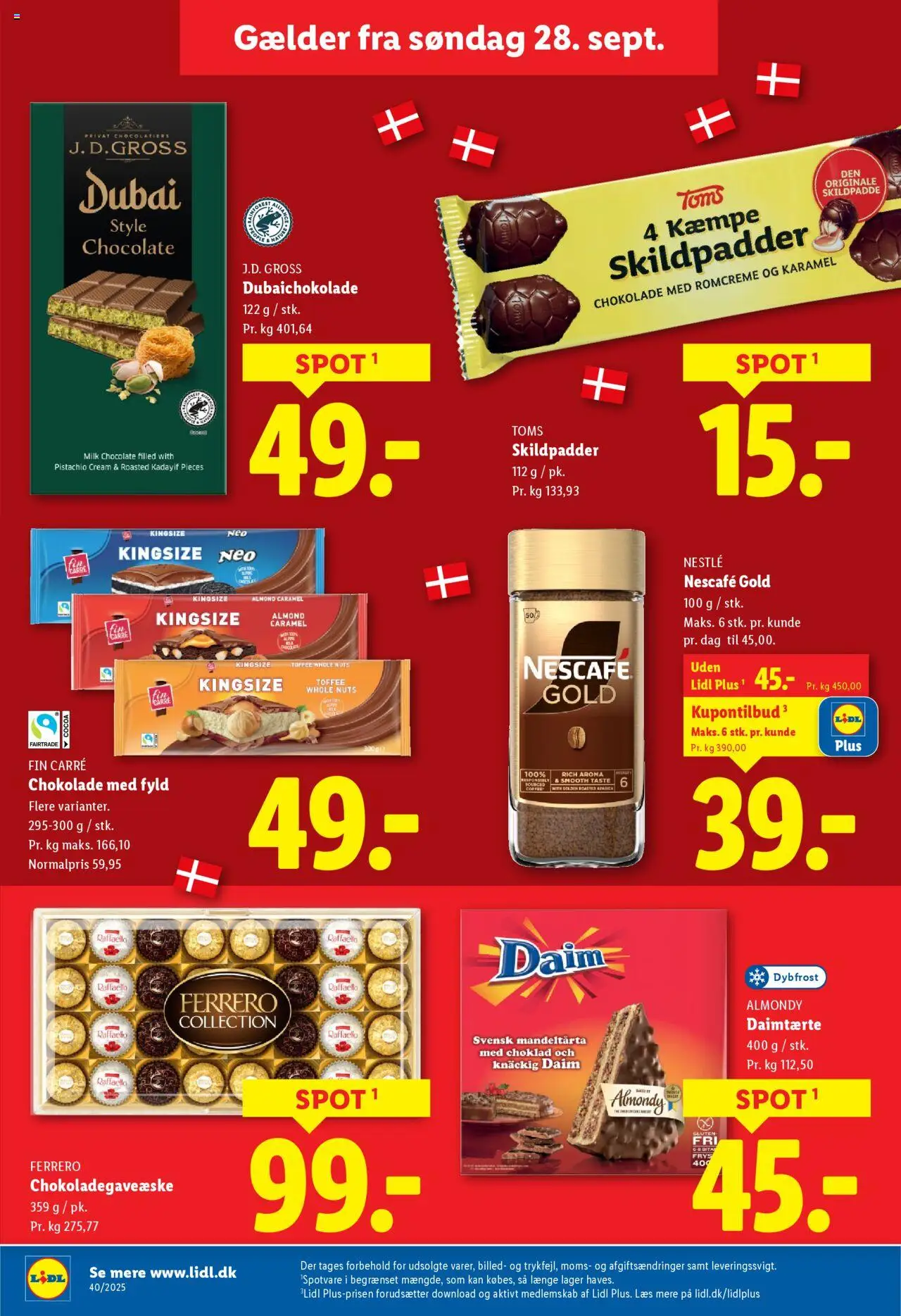 Lidl tilbudsavis – gyldig fra 28.09.2025 | Side: 7 | Produkter: Chokolade, Søm