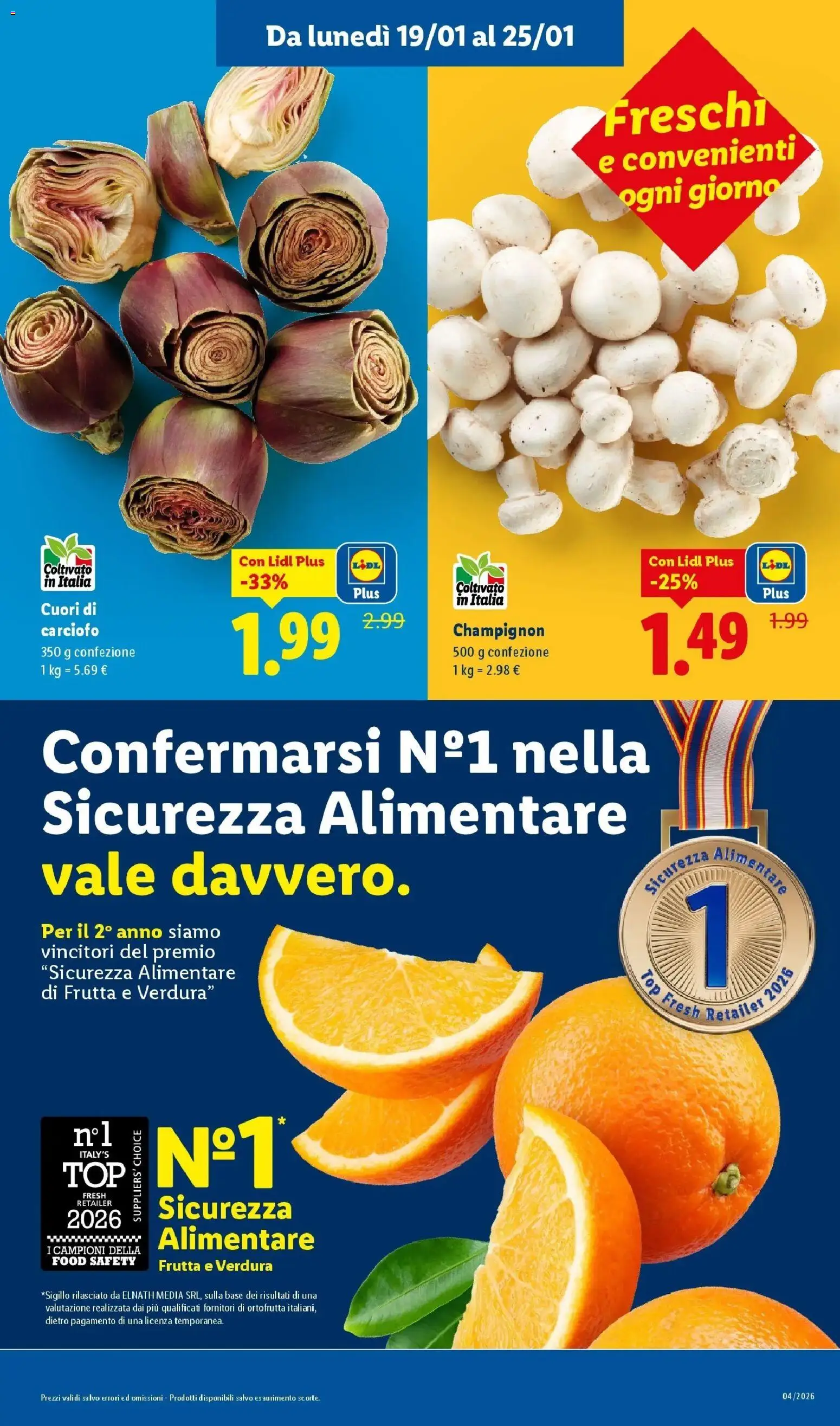 Volantino Lidl del 19.01.2026 | Pagina: 3 | Prodotti: Frutta, Top