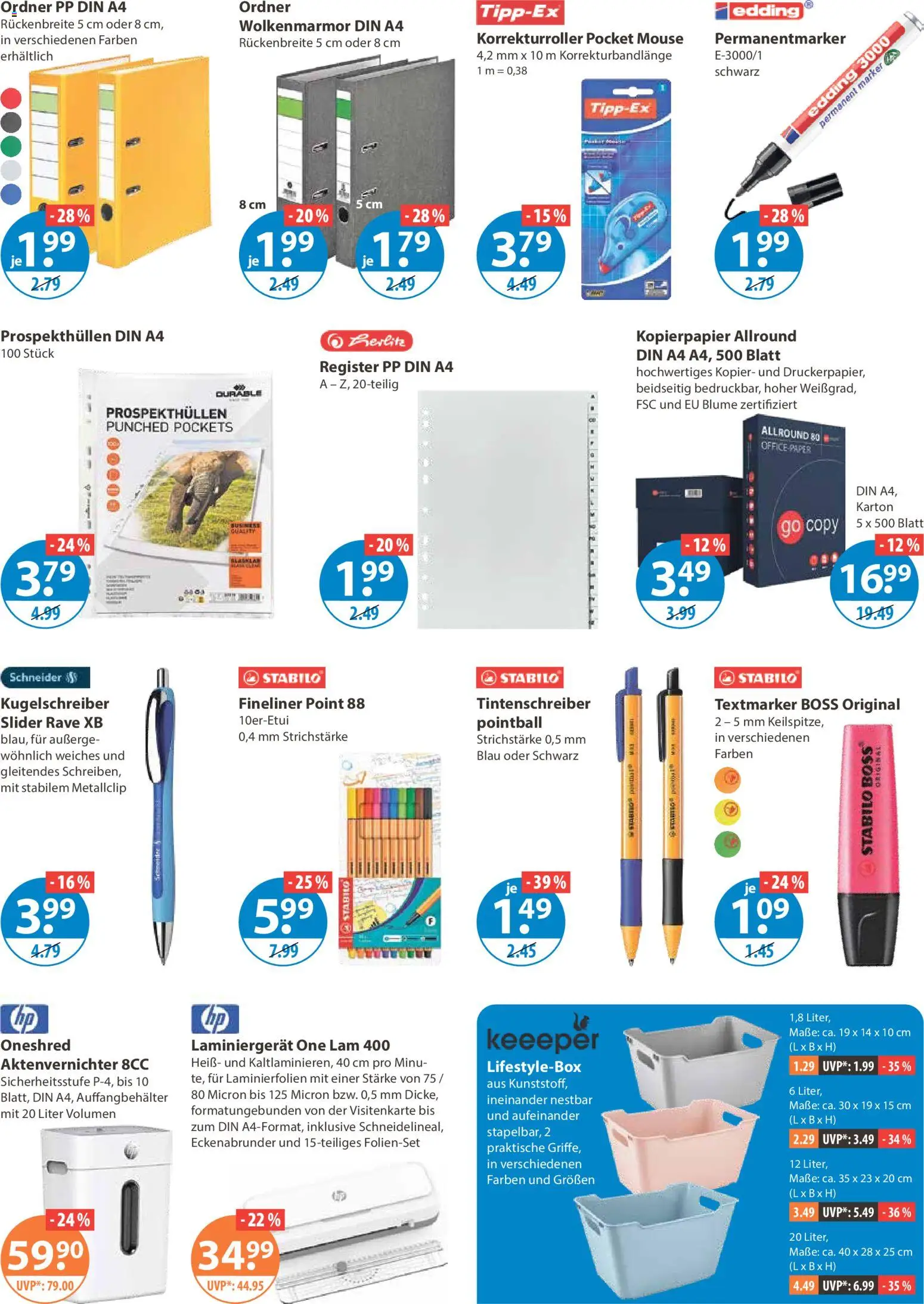 V-Markt - Schwaben / Oberbayern – gültig ab 08.01.2026 | Seite: 20 | Produkte: Aktenvernichter