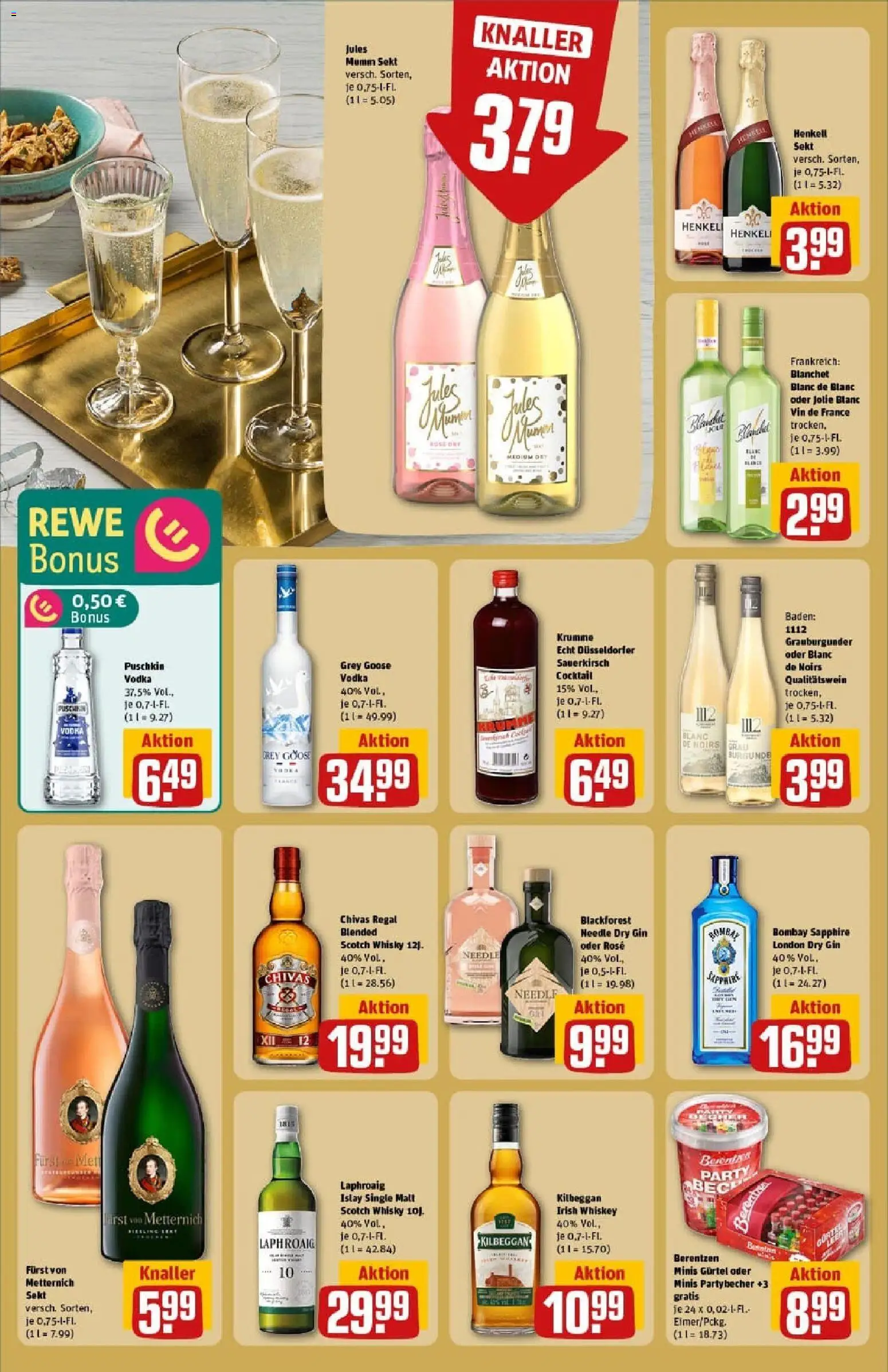 Rewe prospekt Willich	 – gültig ab 26.10.2025 | Seite: 24 | Produkte: Vodka, Gin, Gürtel, Berentzen