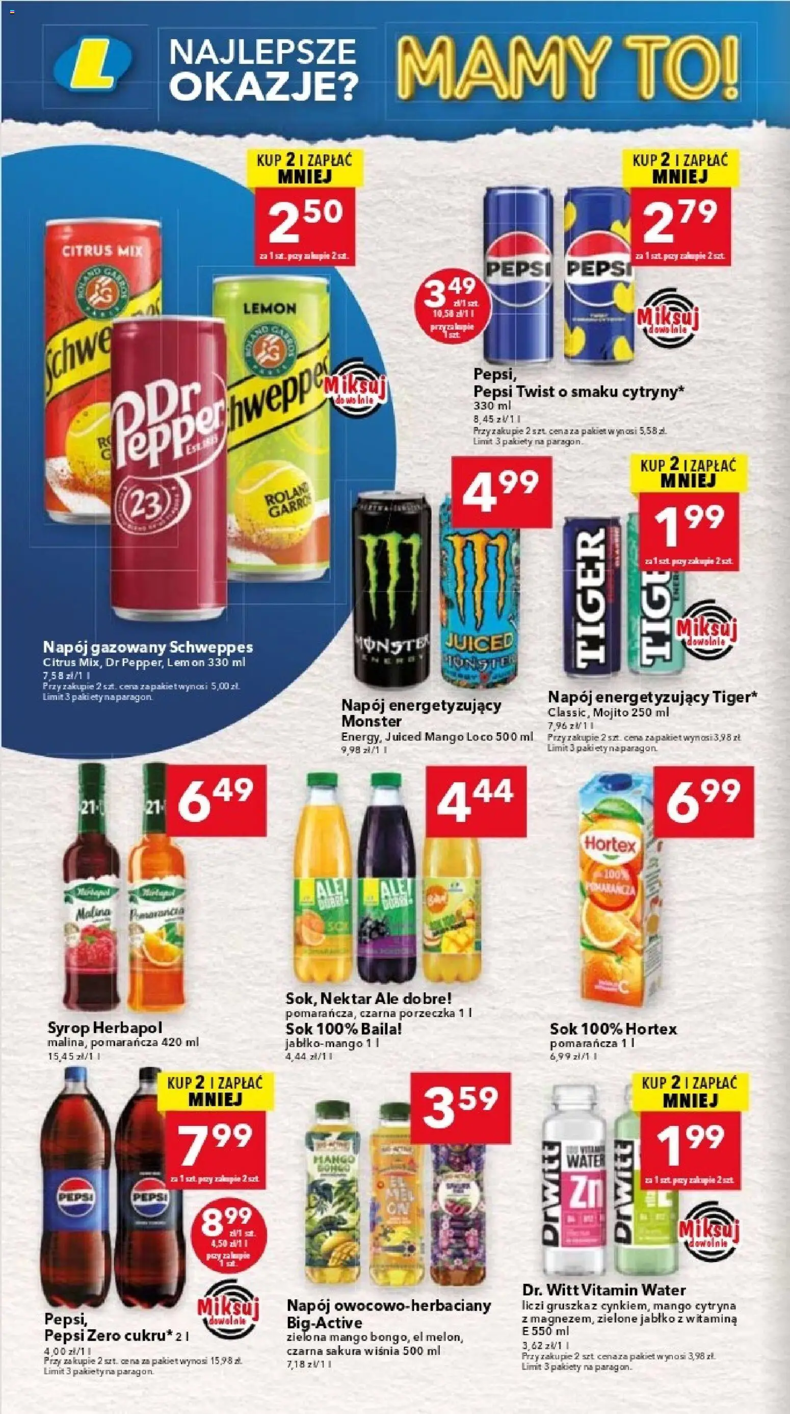 Lewiatan gazetka - Warszawa od 23.04.2026 | Strona: 12 | Produkty: Cytryna, Syrop, Pepsi, Porzeczka