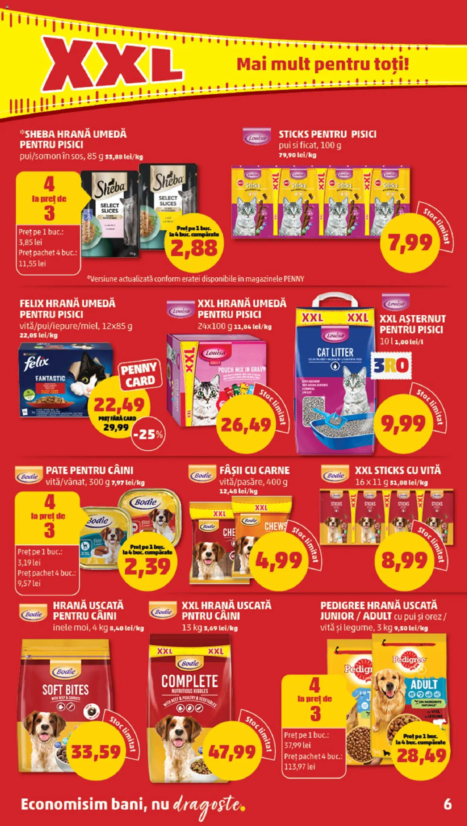 Noul catalog PENNY – valabil de la 18.02.2026 | Pagină: 6 | Produse: Hacıyatmaz Kedi Oyuncağı, Pate, Orez