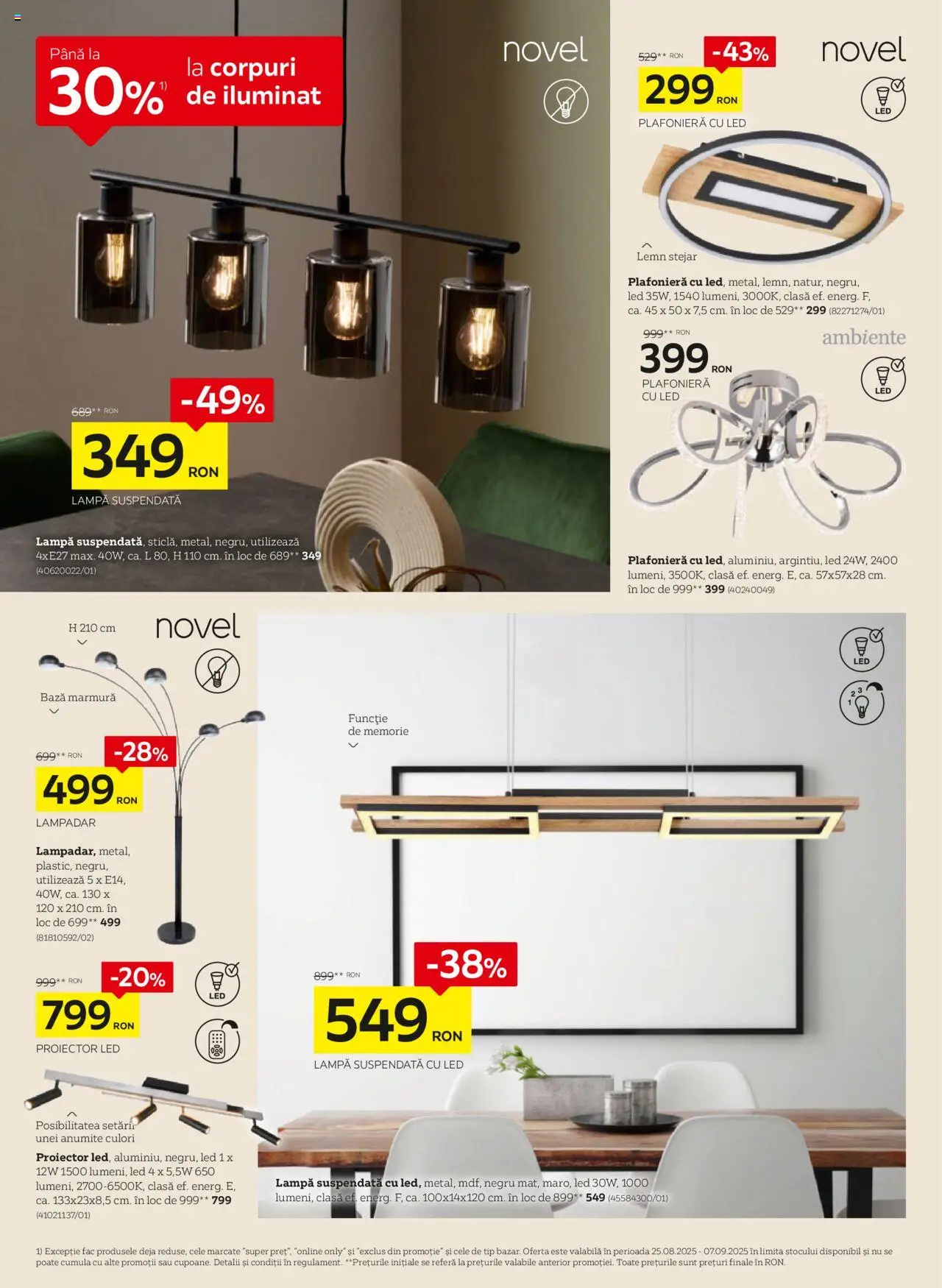 Catalog XXXLutz – valabil de la 01.08.2025 | Pagină: 14 | Produse: Memorie, Plafonieră, Babak, Lampă