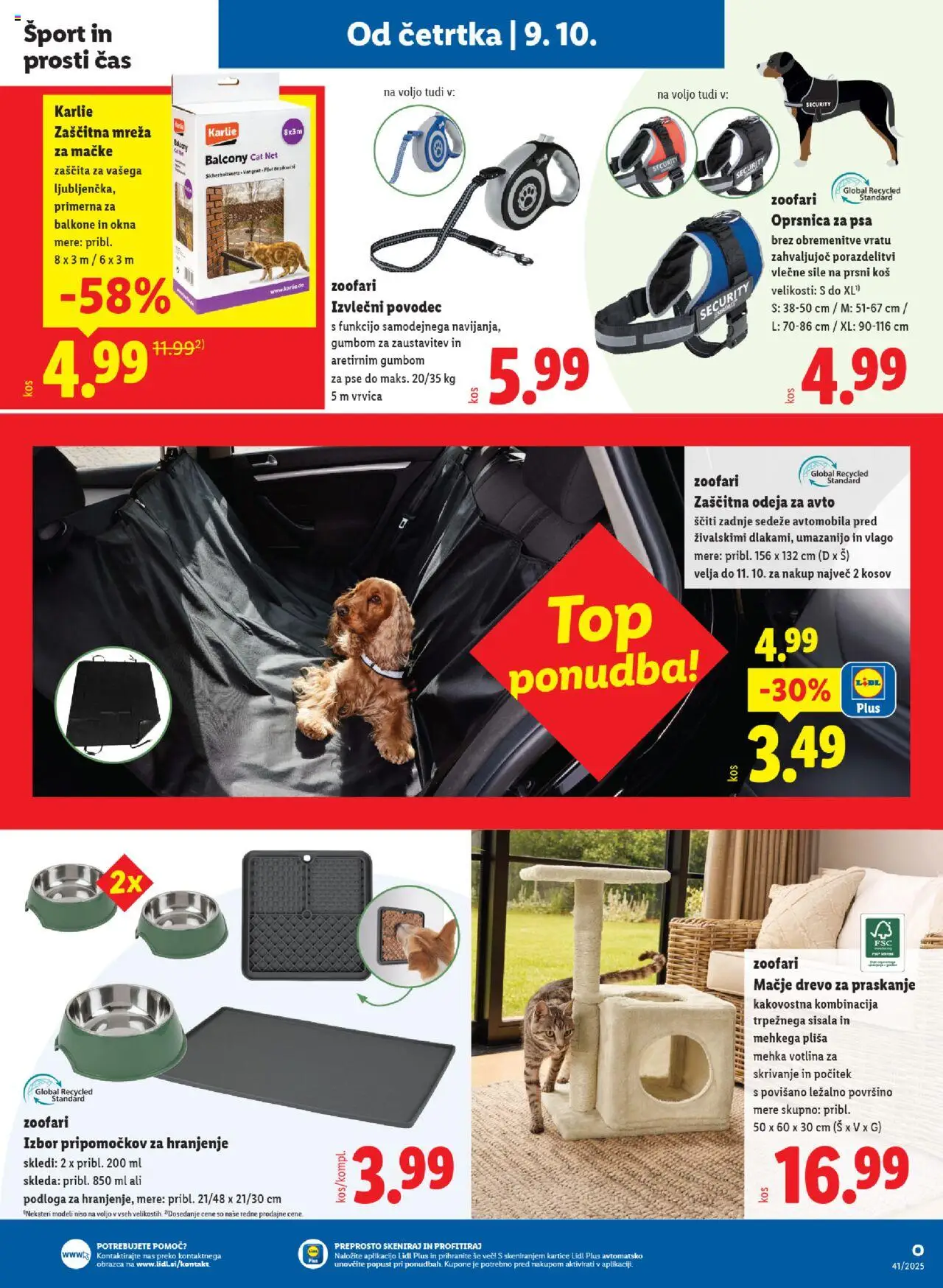 Novi Lidl katalog ponudbe – veljaven od 09.10.2025 | Stran: 31 | Izdelki: Odeja, Kos, Podloga