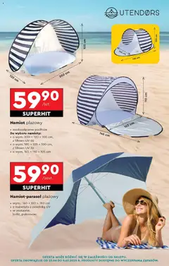 Biedronka gazetka od 23.06.2025 | Strona: 71 | Produkty: Namiot plażowy