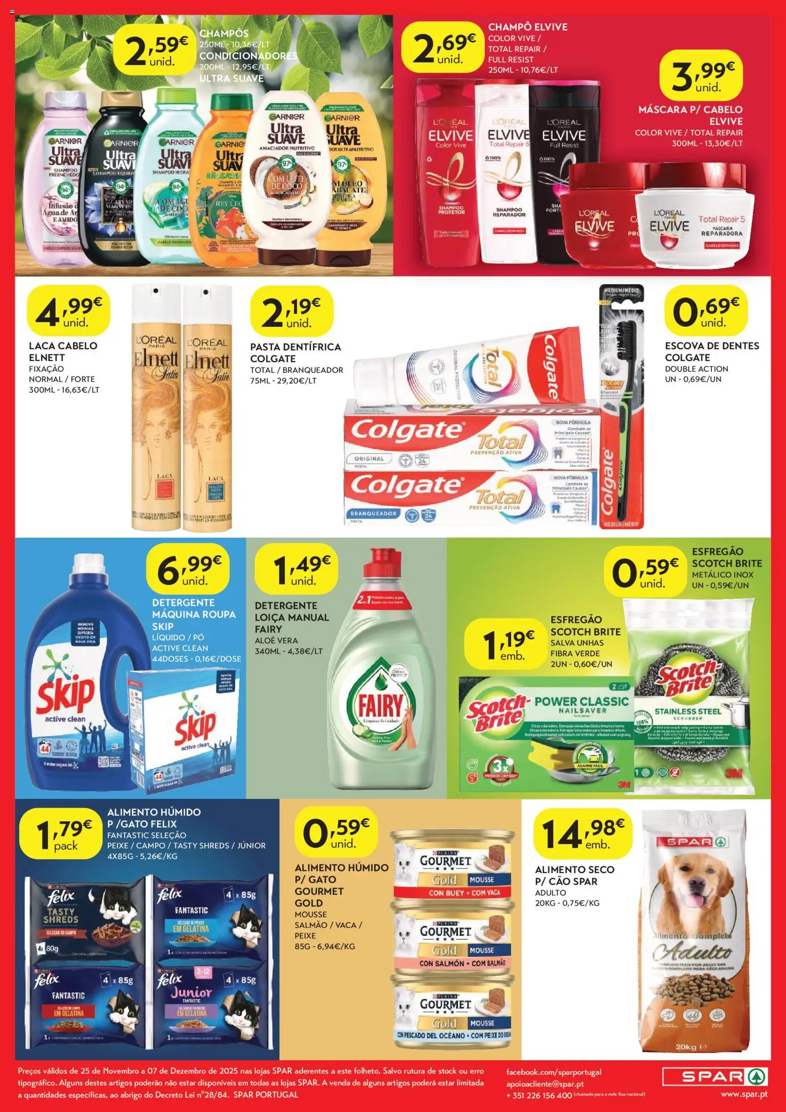 Spar - folheto │ válido de 25.11.2025 | Página: 8 | Produtos: Gelatina, Escova de dentes, Detergente, Abacate